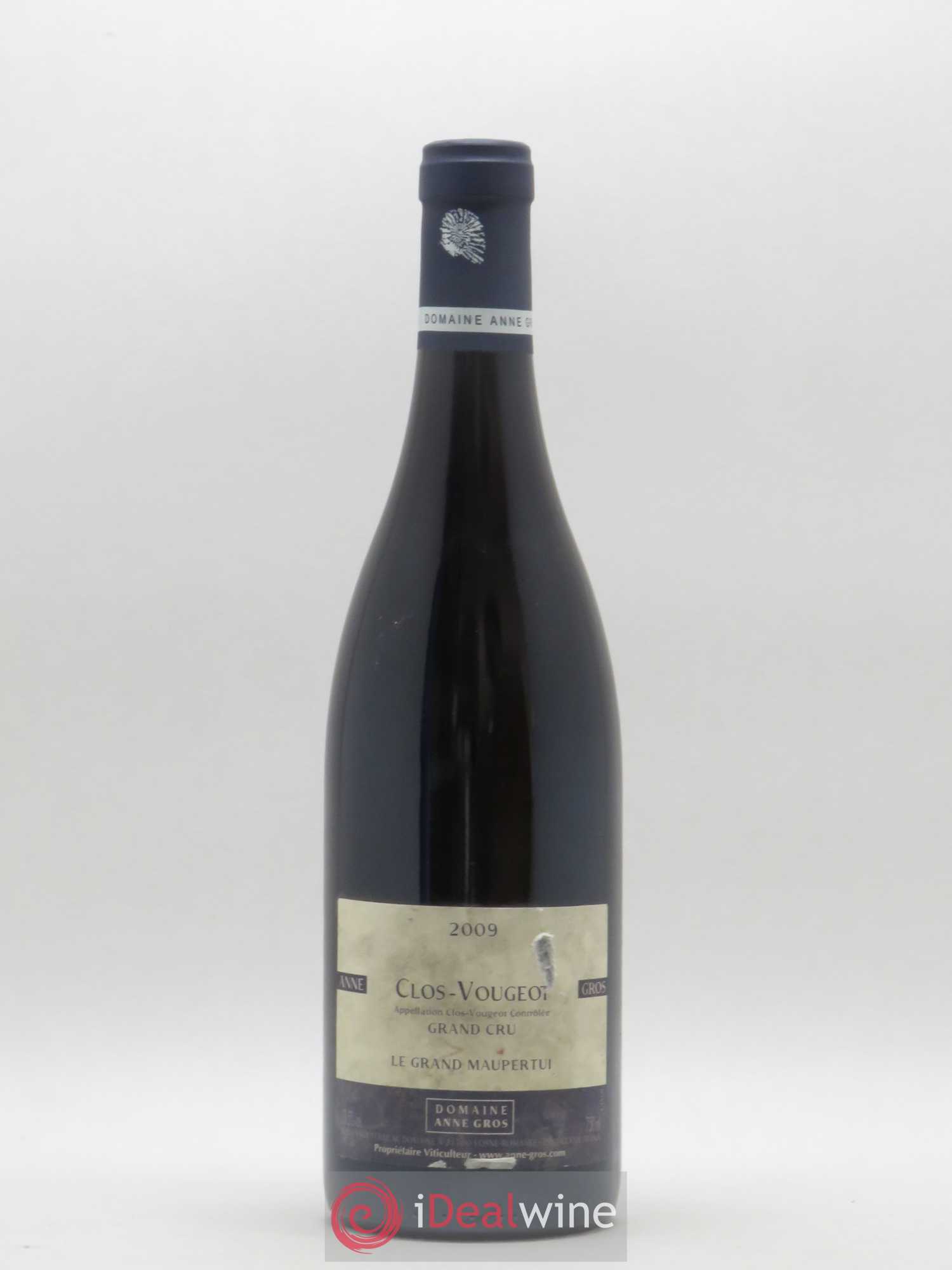 Clos de Vougeot Grand Cru Le Grand Maupertui Anne Gros 2009 - Lot de 1 bouteille - 0
