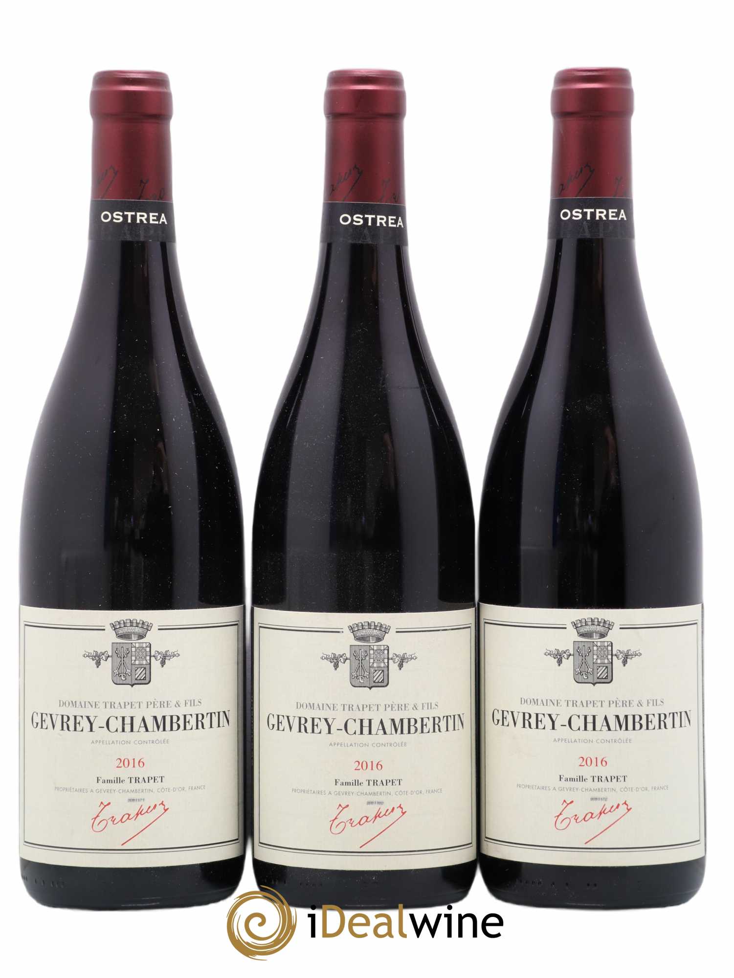 Gevrey-Chambertin Ostrea Domaine Trapet 2016 - Lot de 3 bouteilles - 0