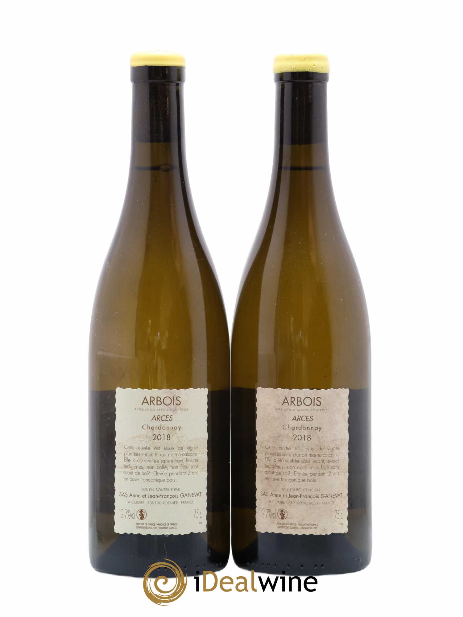 Arbois Arces Anne et Jean François Ganevat 2018 - Lot de 2 bouteilles - 1