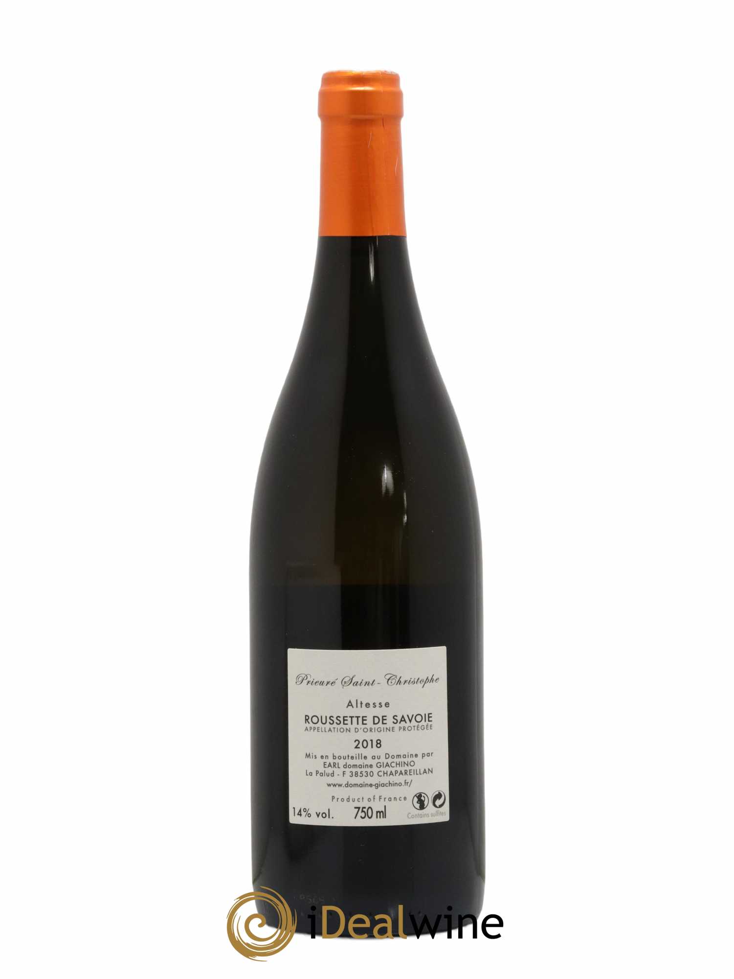Vin des Allobroges Altesse Prieuré Saint Christophe (Domaine) 2018 - Lot de 1 bouteille - 1