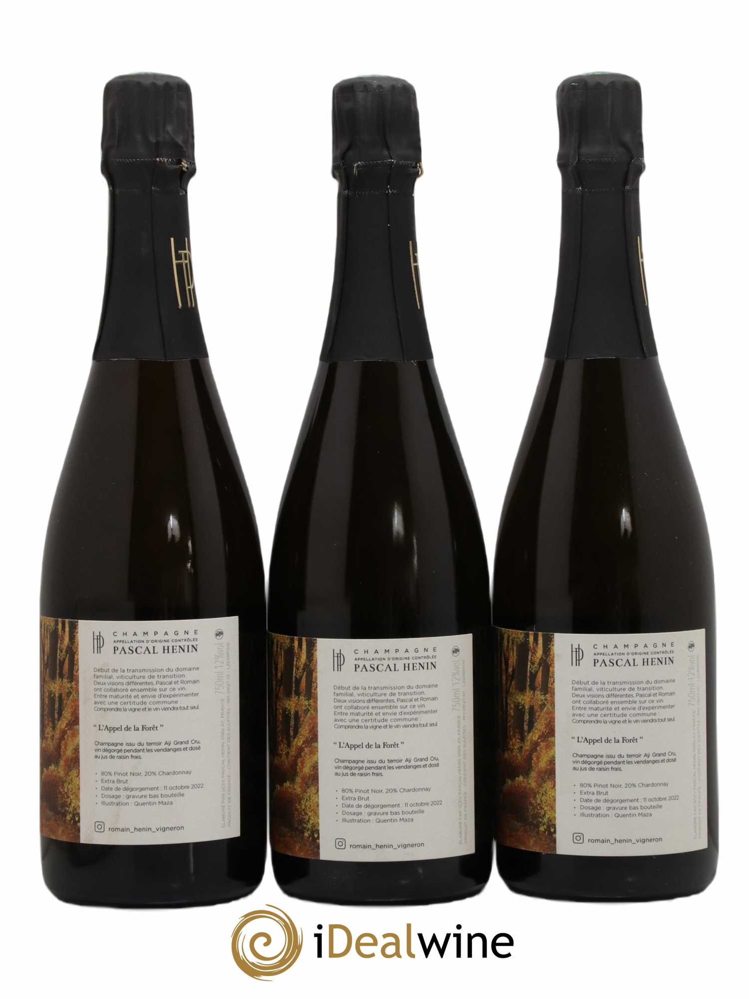 L'Appel de la Fôret Romain Henin - Lot de 3 bouteilles - 1