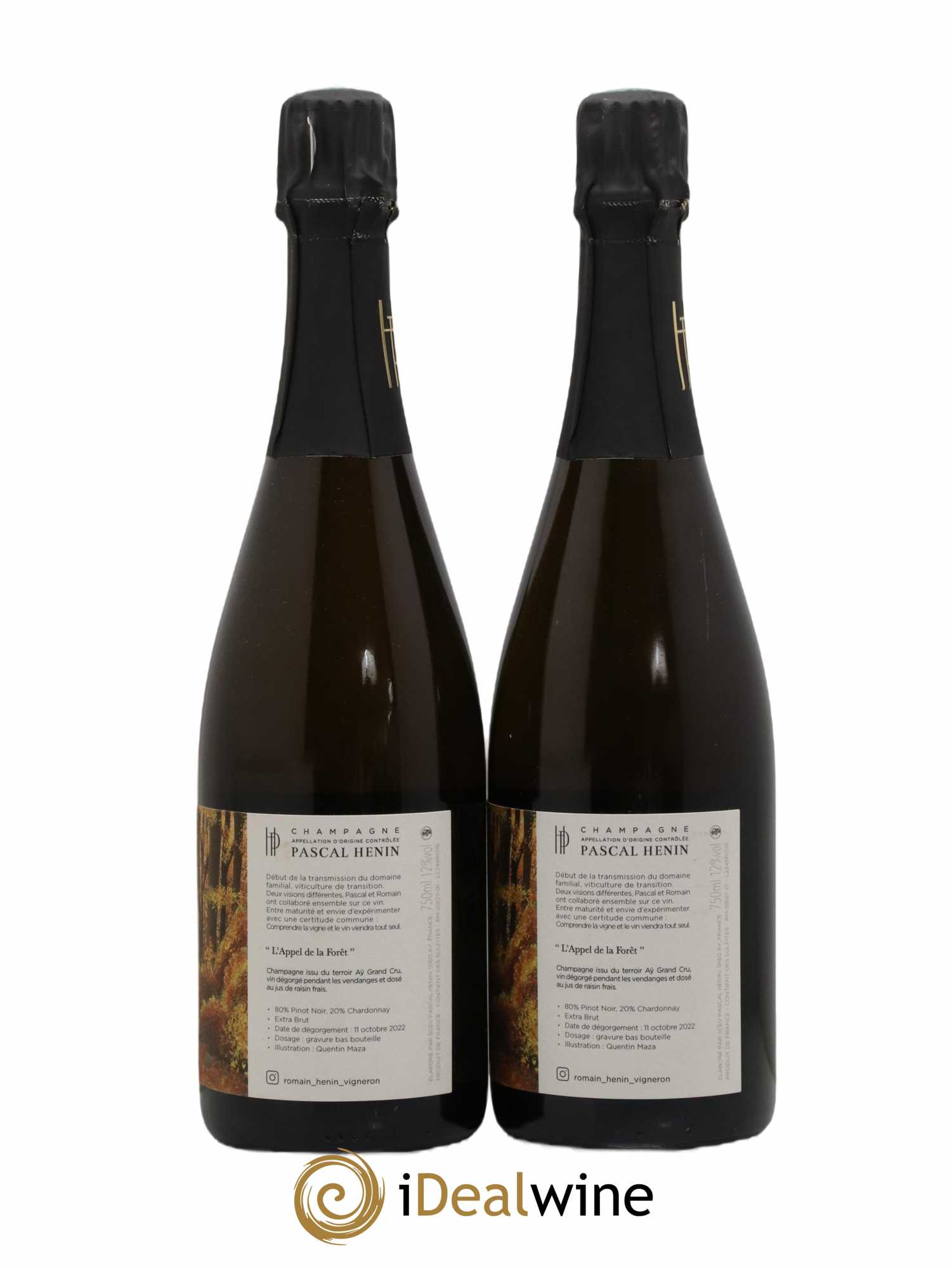 L'Appel de la Fôret Romain Henin - Lot de 2 bouteilles - 1
