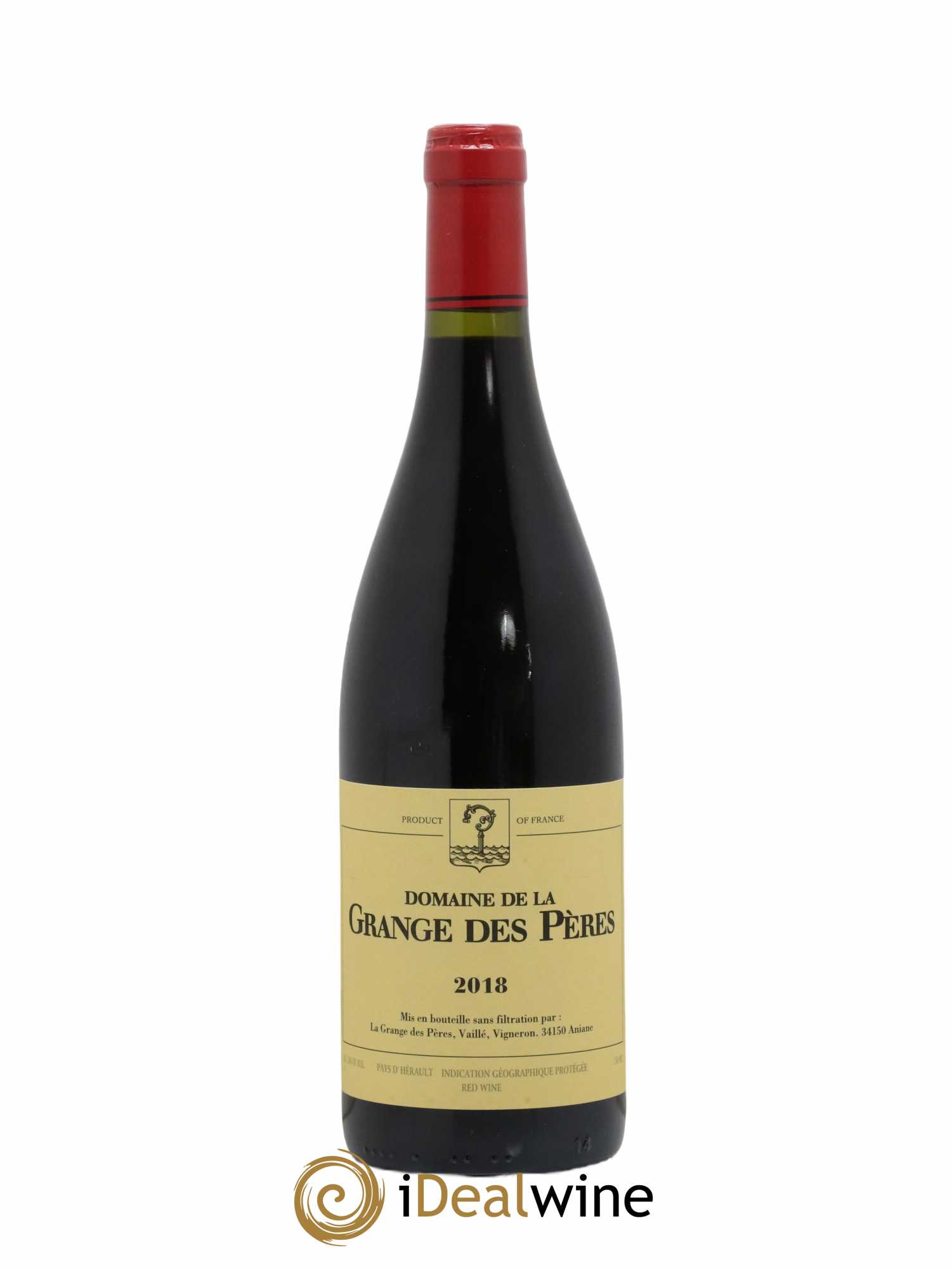 Pays d'Hérault Grange des Pères Laurent Vaillé 2018 - Lot de 1 bouteille - 0