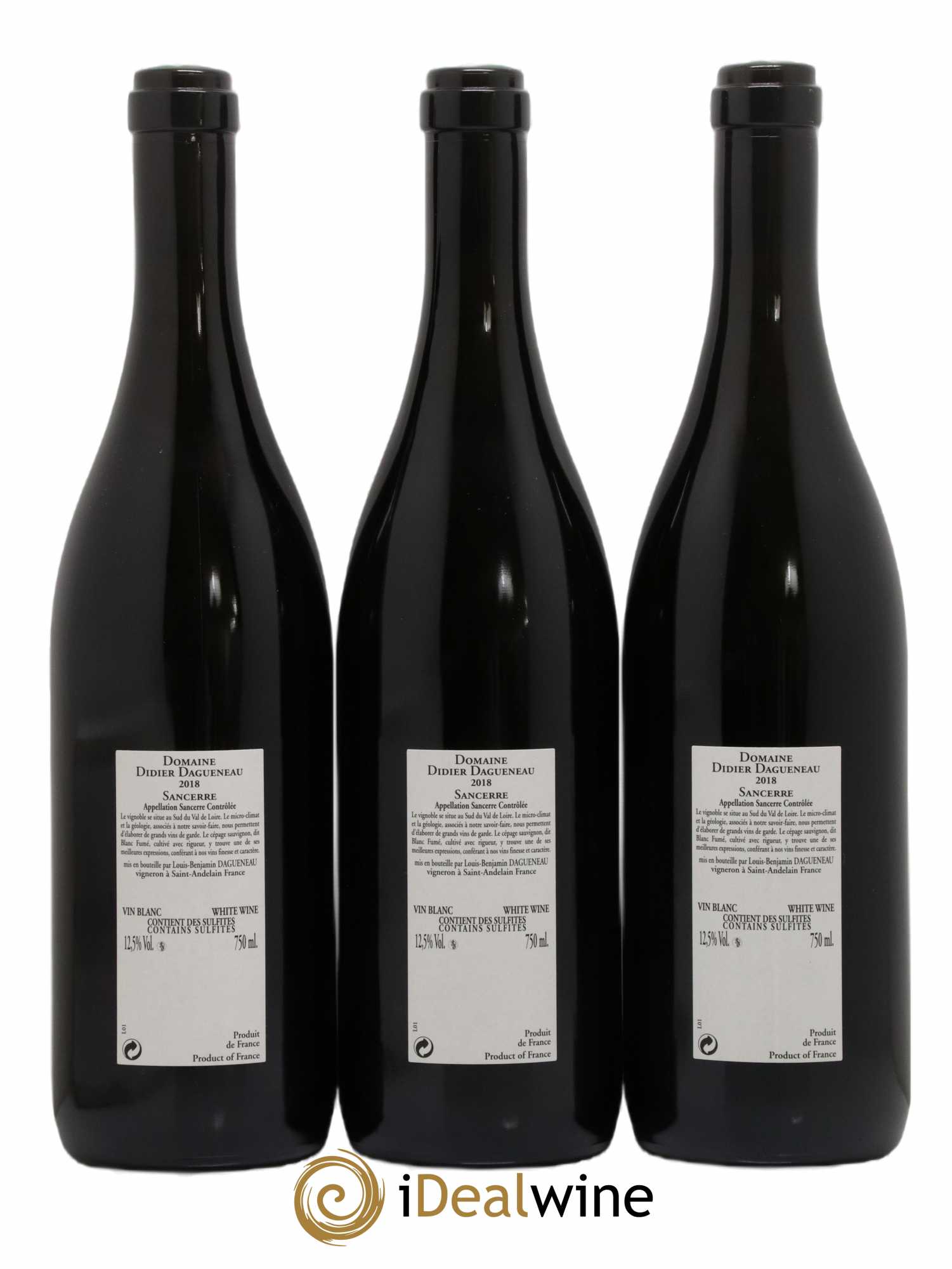 Sancerre En Chailloux Dagueneau 2018 - Lot de 3 bouteilles - 1
