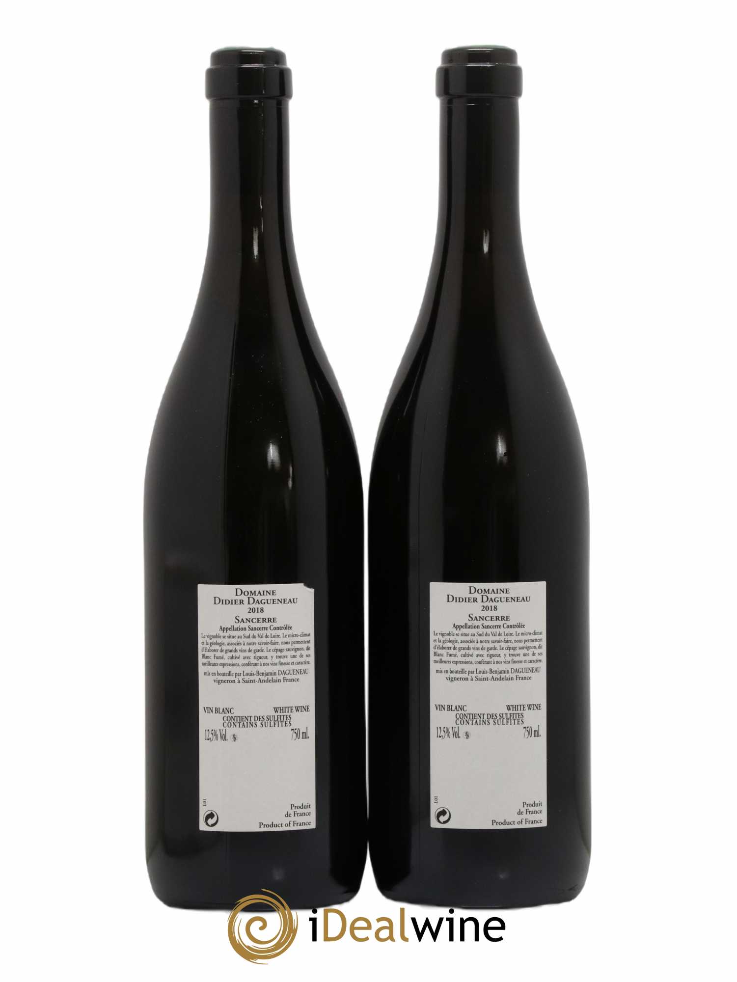 Sancerre En Chailloux Dagueneau 2018 - Lot de 2 bouteilles - 1