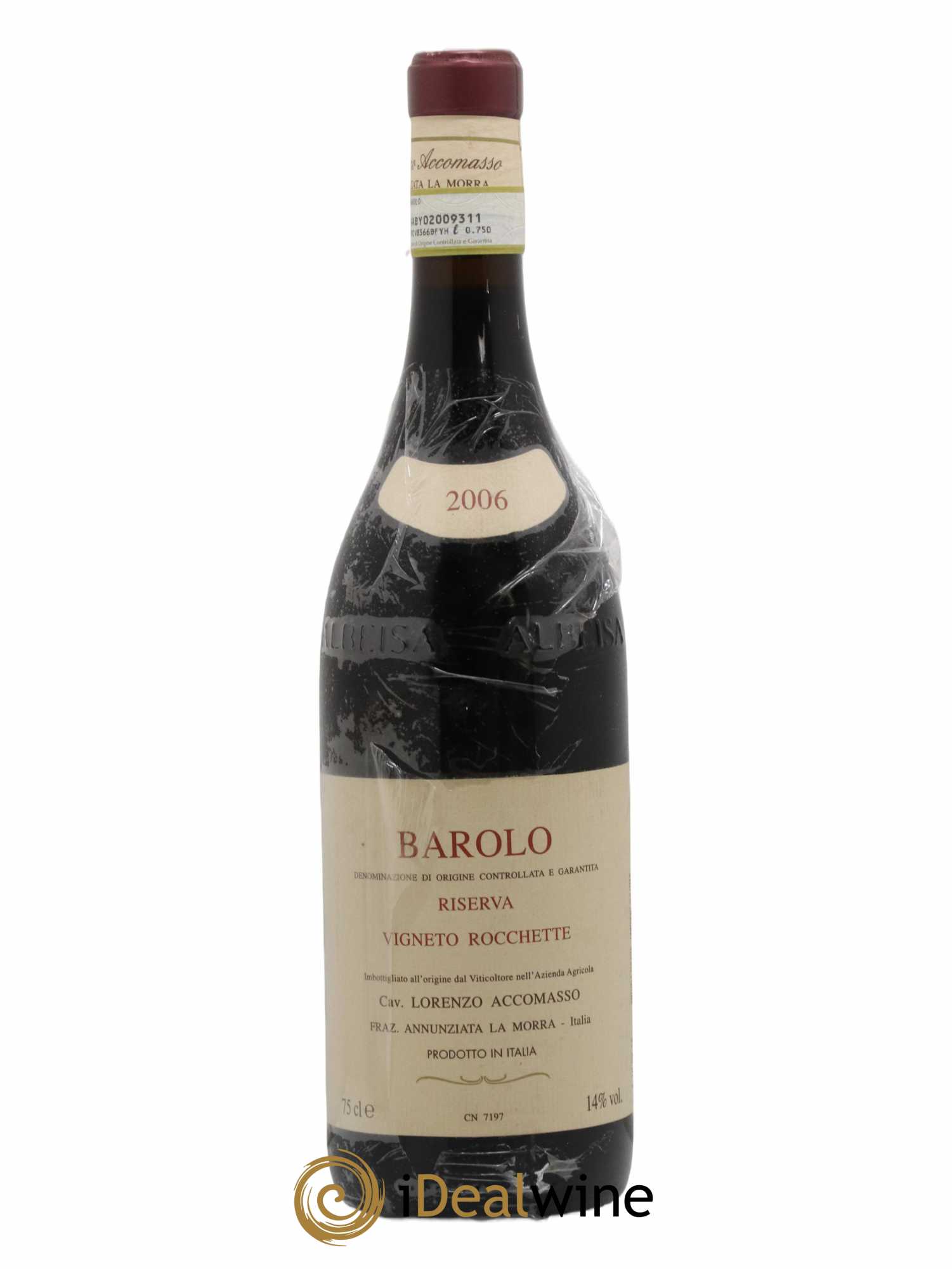 Barolo DOCG Riserva Vigneto Rocchette Lorenzo Accomasso 2006 - Posten von 1 Flasche - 0