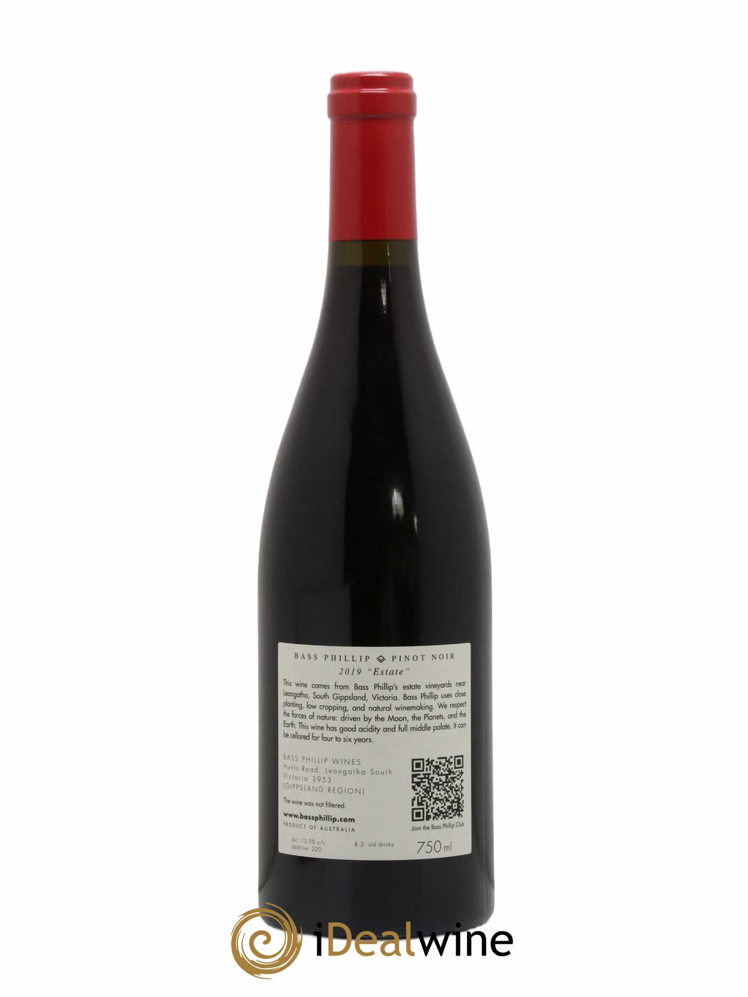 Australie Pinot Noir Estate Bass Philip 2019 - Lot of 1 bottle - 1