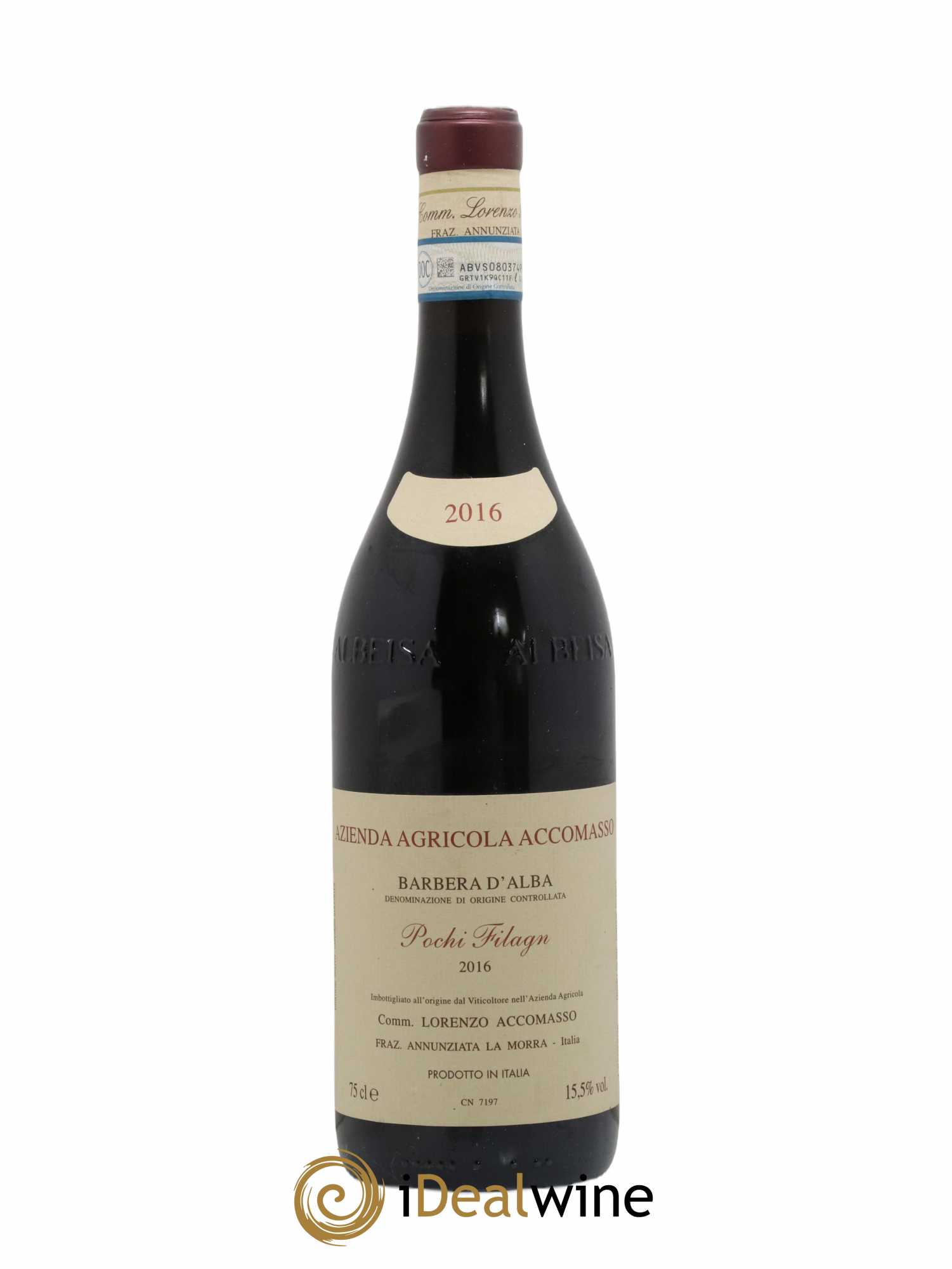Barbera d'Alba DOC 2016 - Posten von 1 Flasche - 0