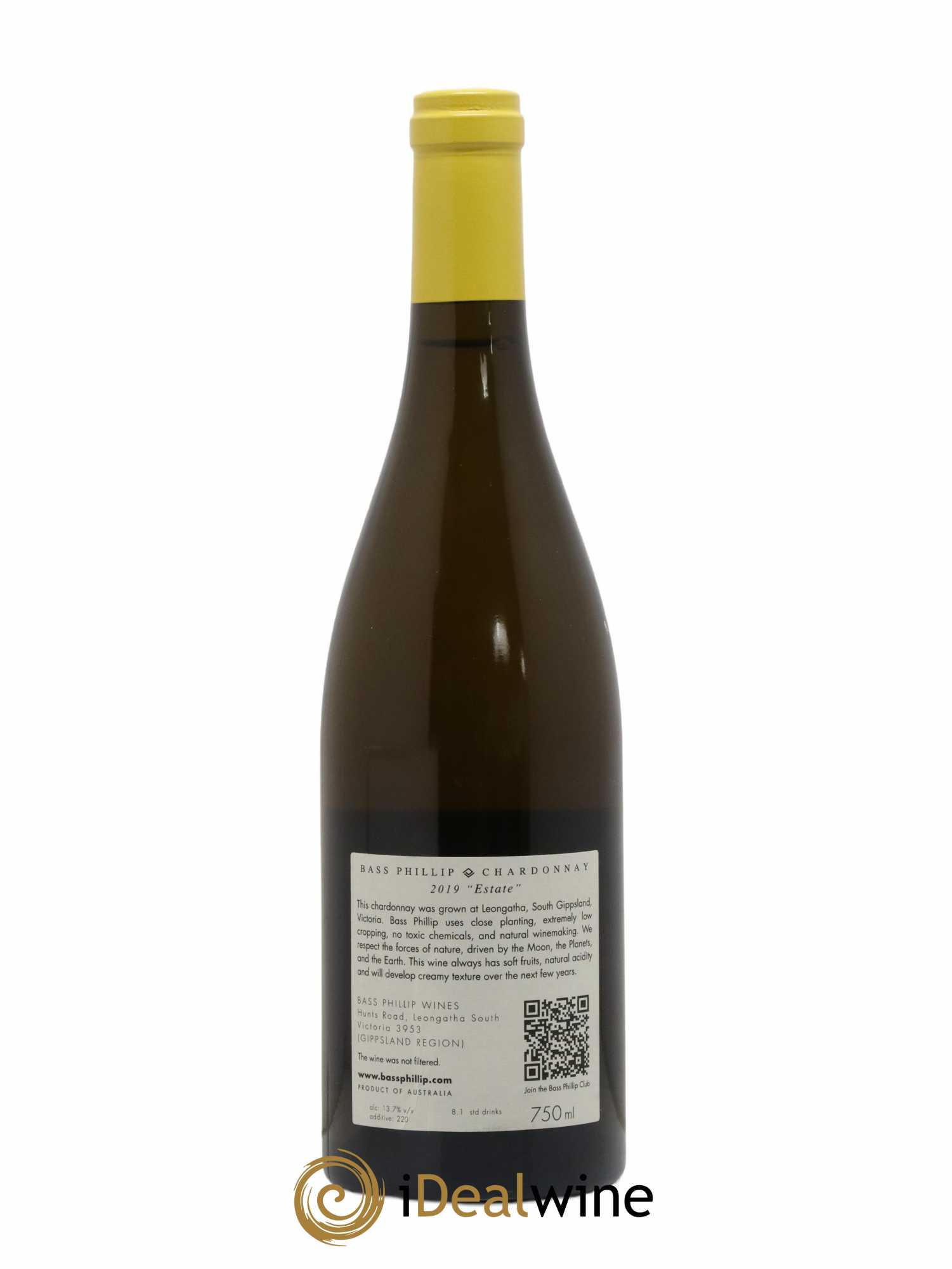 Australie Chardonnay Estate Bass Philip 2019 - Lot de 1 bouteille - 1