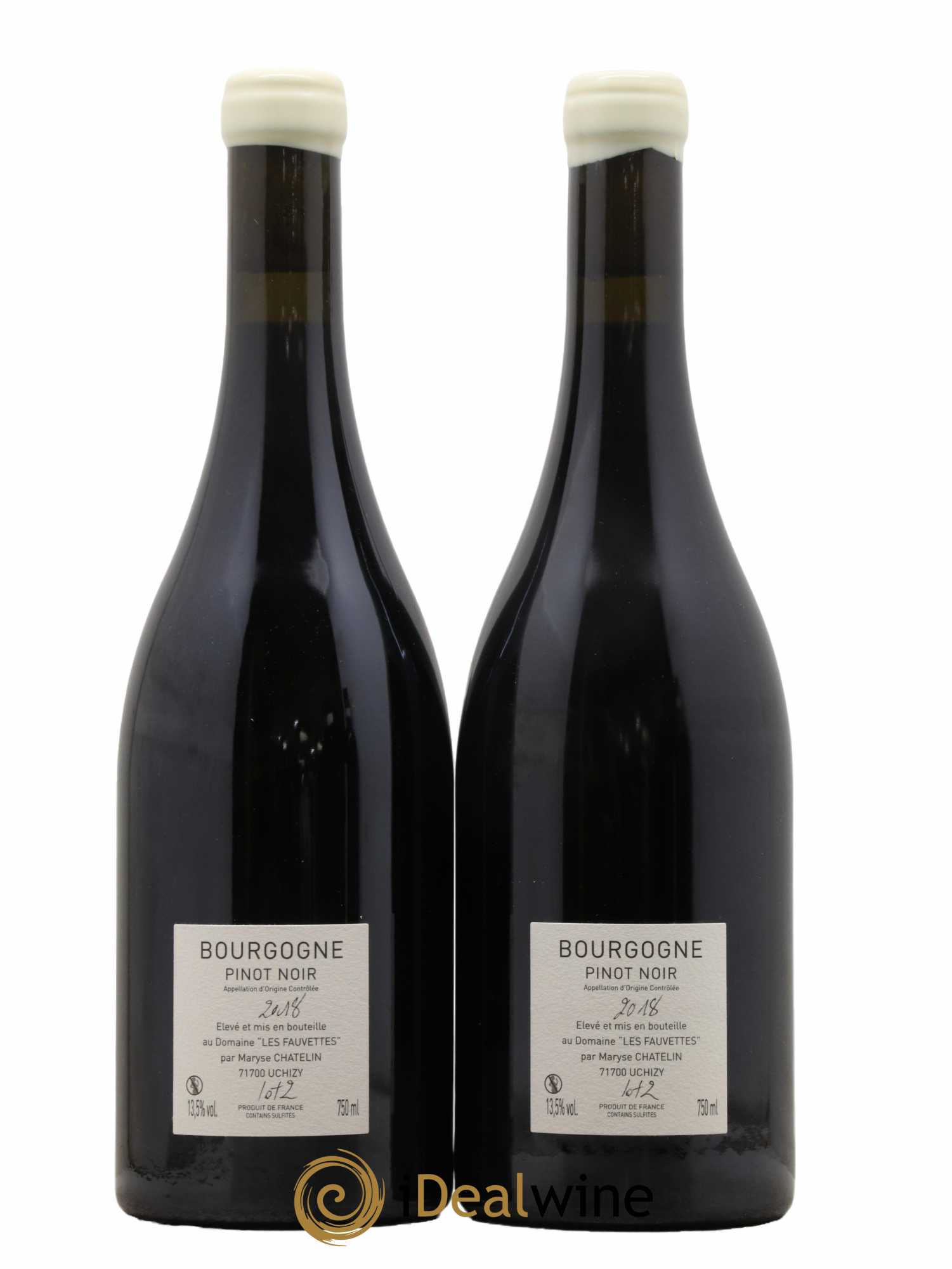 Bourgogne De L'Aube À L'Aube Les Fauvettes (Domaine) 2018 - Lot de 2 bouteilles - 1