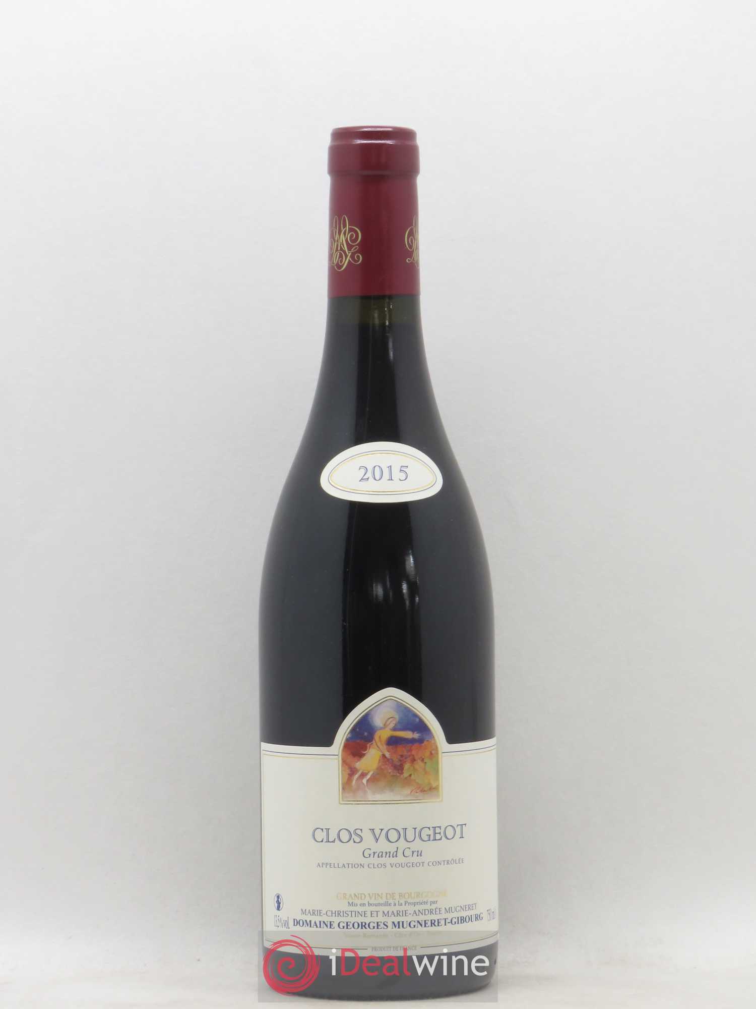Clos de Vougeot Grand Cru Mugneret-Gibourg (Domaine) 2015 - Lot de 1 bouteille - 0