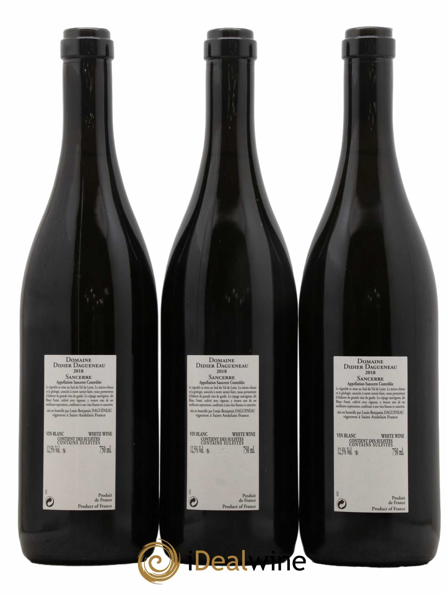 Sancerre En Chailloux Dagueneau 2018 - Lot de 3 bouteilles - 1