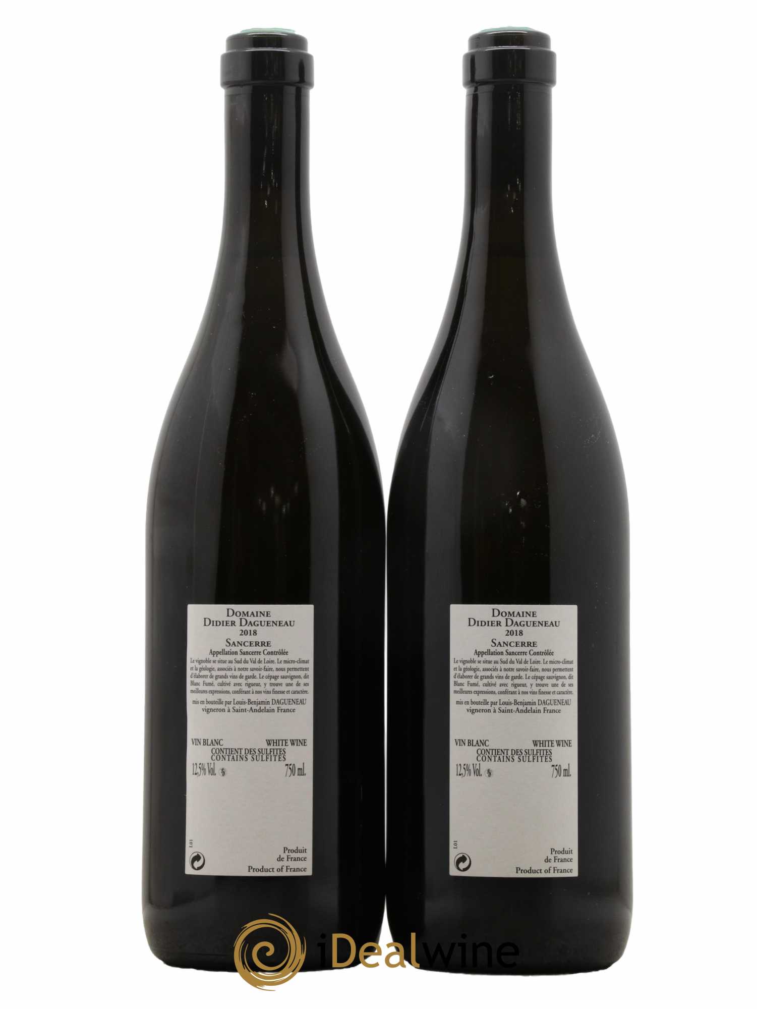 Sancerre En Chailloux Dagueneau 2018 - Lot de 2 bouteilles - 1