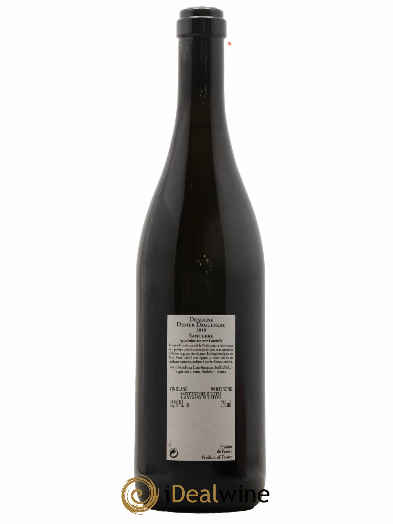 Sancerre En Chailloux Dagueneau 2018 - Lot de 1 bouteille - 1