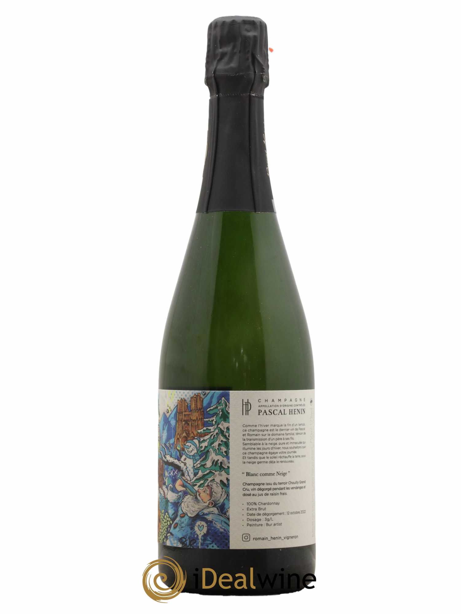 Blanc Comme Neige Pascal Henin - Romain Henin - Lot de 1 bouteille - 0