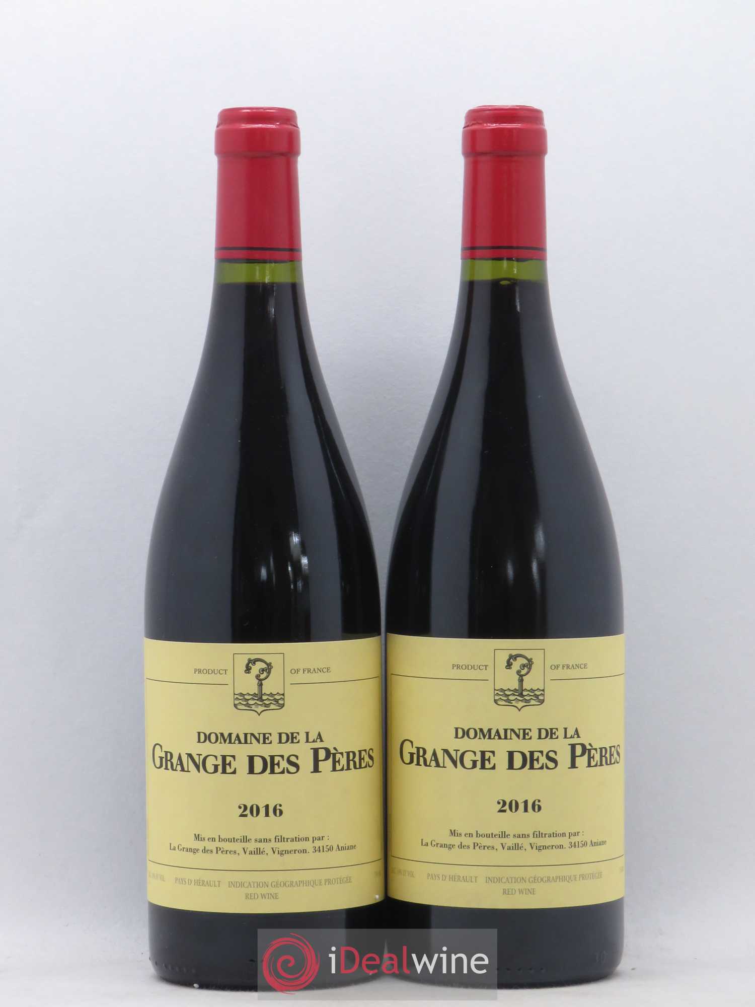 Pays d'Hérault Grange des Pères Laurent Vaillé 2016 - Lot de 2 bouteilles - 0