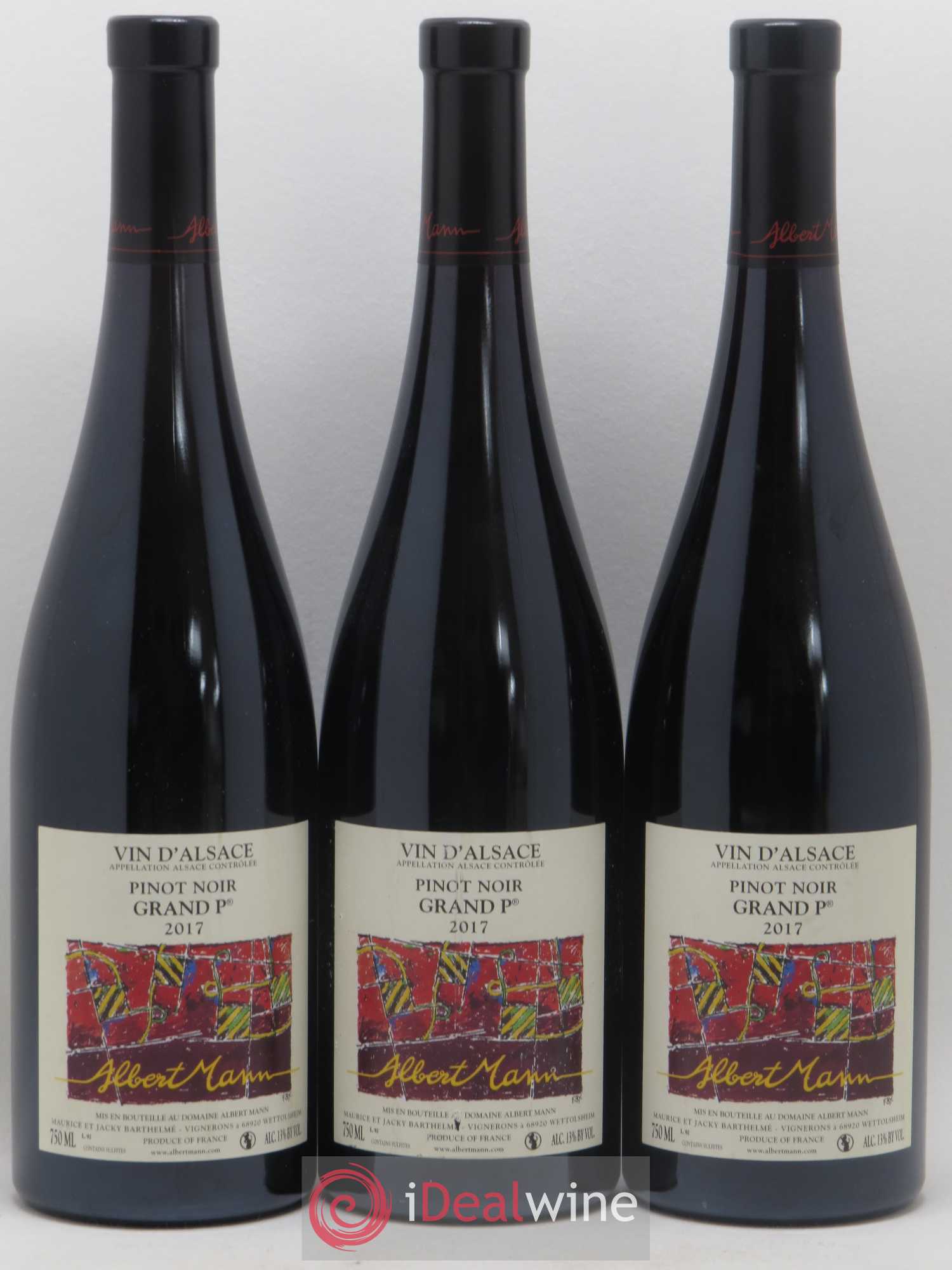 Alsace Grand P Albert Mann 2017 - Posten von 3 Flaschen - 0