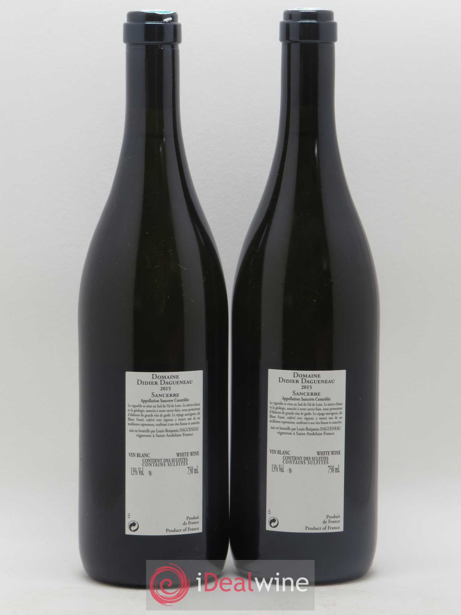 Sancerre En Chailloux Dagueneau 2015 - Posten von 2 Flaschen - 1