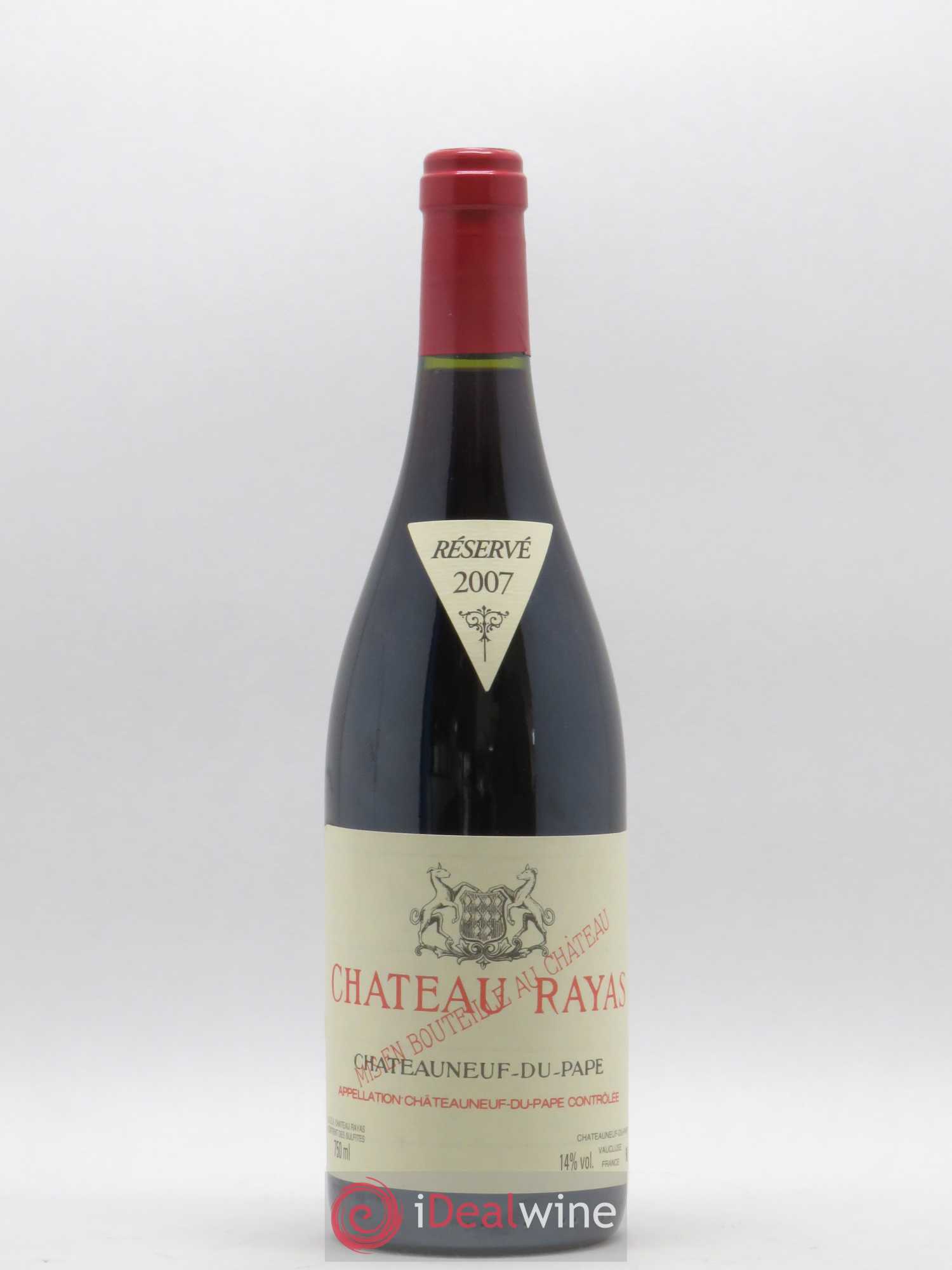 Châteauneuf-du-Pape Château Rayas Emmanuel Reynaud 2007 - Lot de 1 bouteille - 0