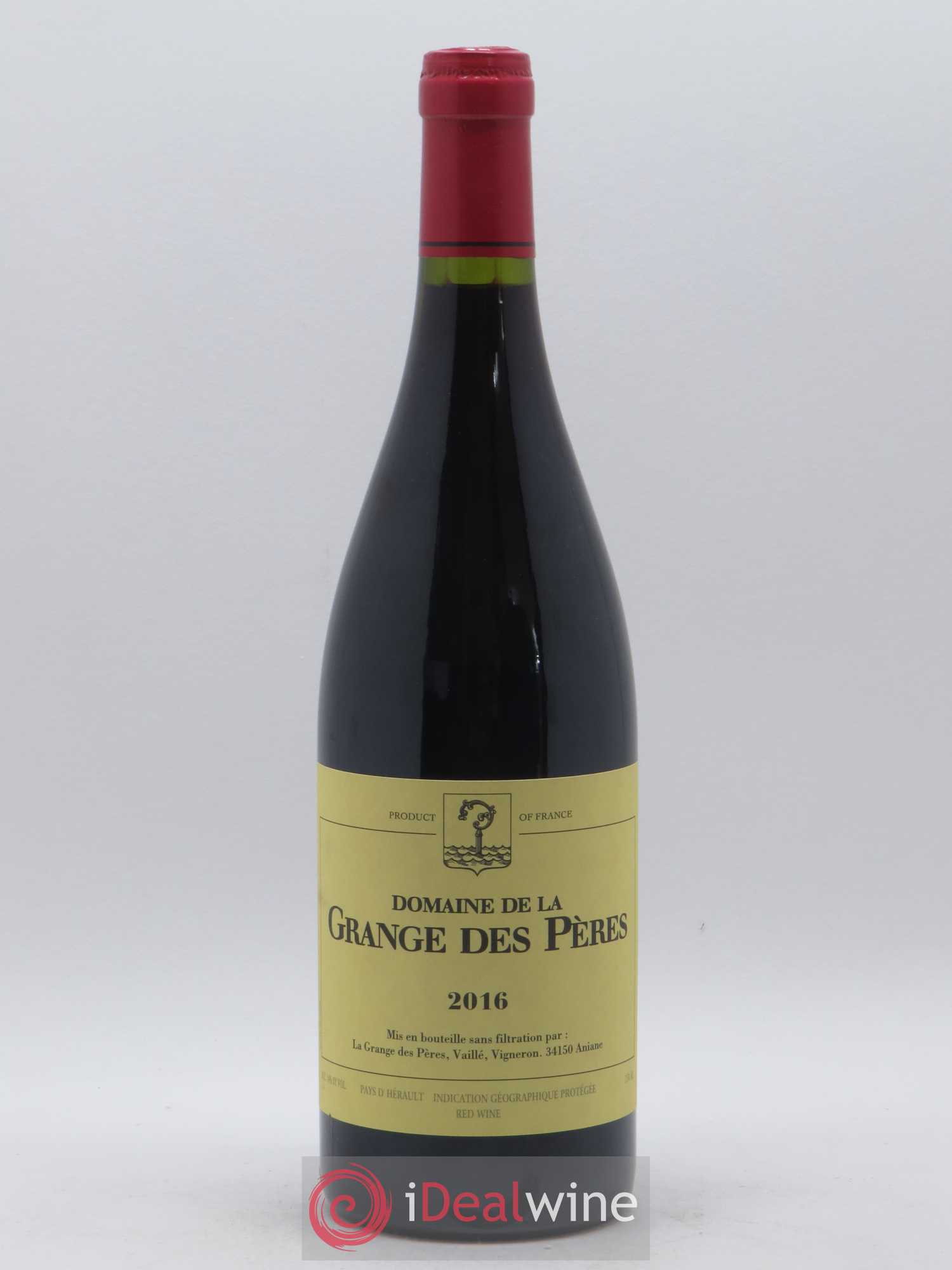Pays d'Hérault Grange des Pères Laurent Vaillé 2016 - Lot de 1 bouteille - 0