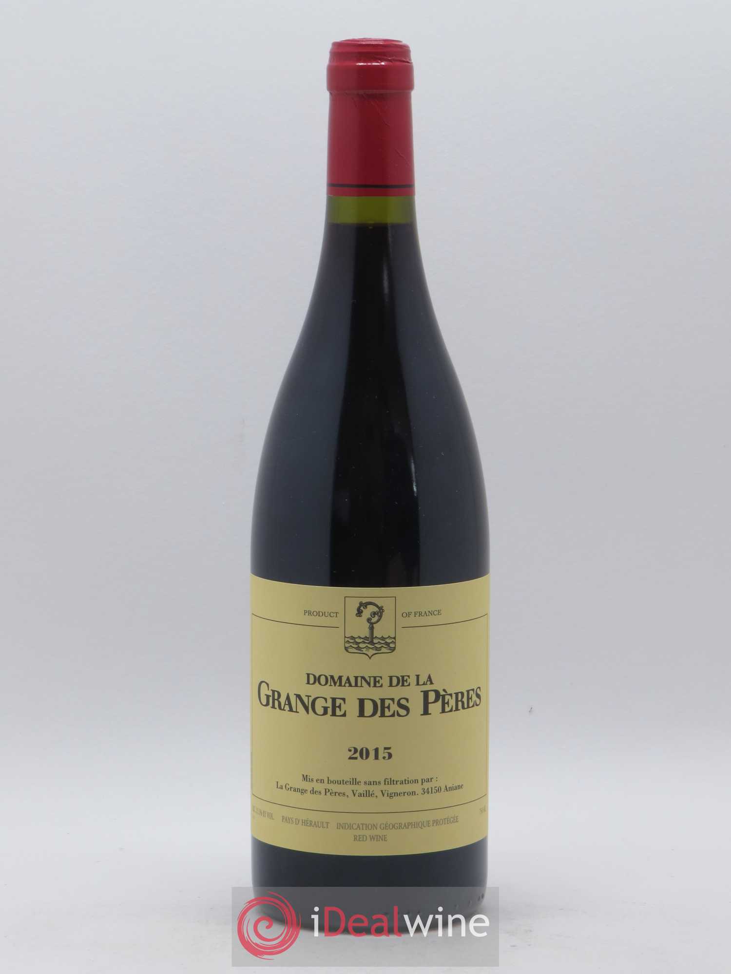 Pays d'Hérault Grange des Pères Laurent Vaillé 2015 - Lot de 1 bouteille - 0