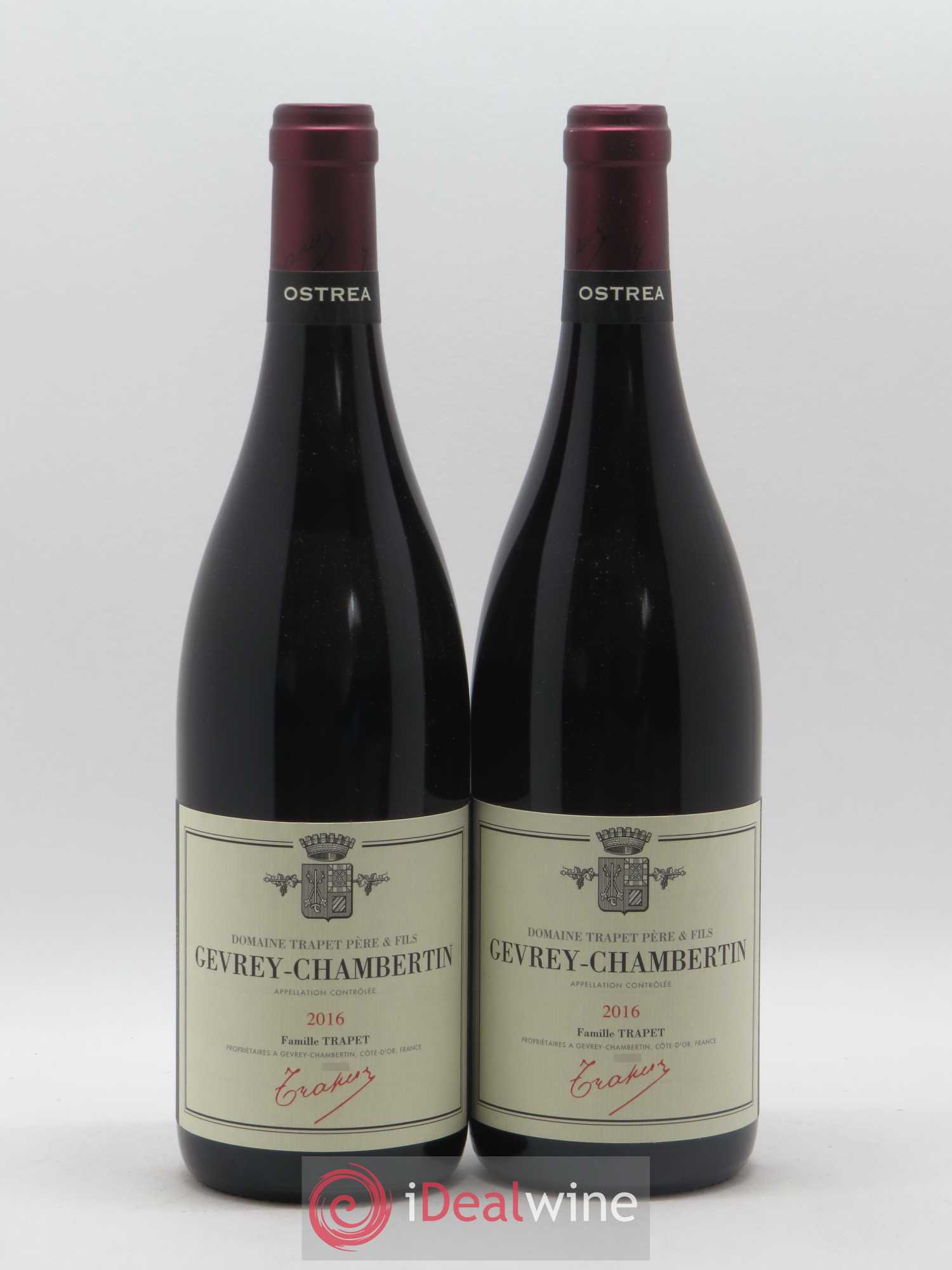 Gevrey-Chambertin Ostrea Domaine Trapet 2016 - Lot de 2 bouteilles - 0