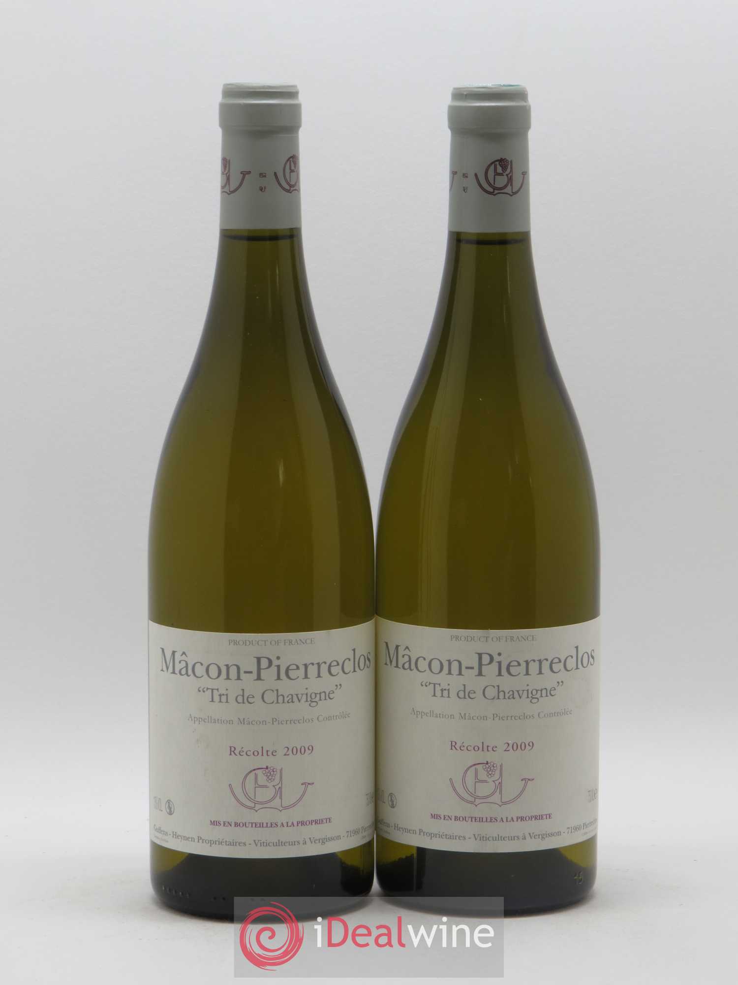 Mâcon-Pierreclos Tri de Chavigne Guffens-Heynen 2009 - Lot de 2 bouteilles - 0