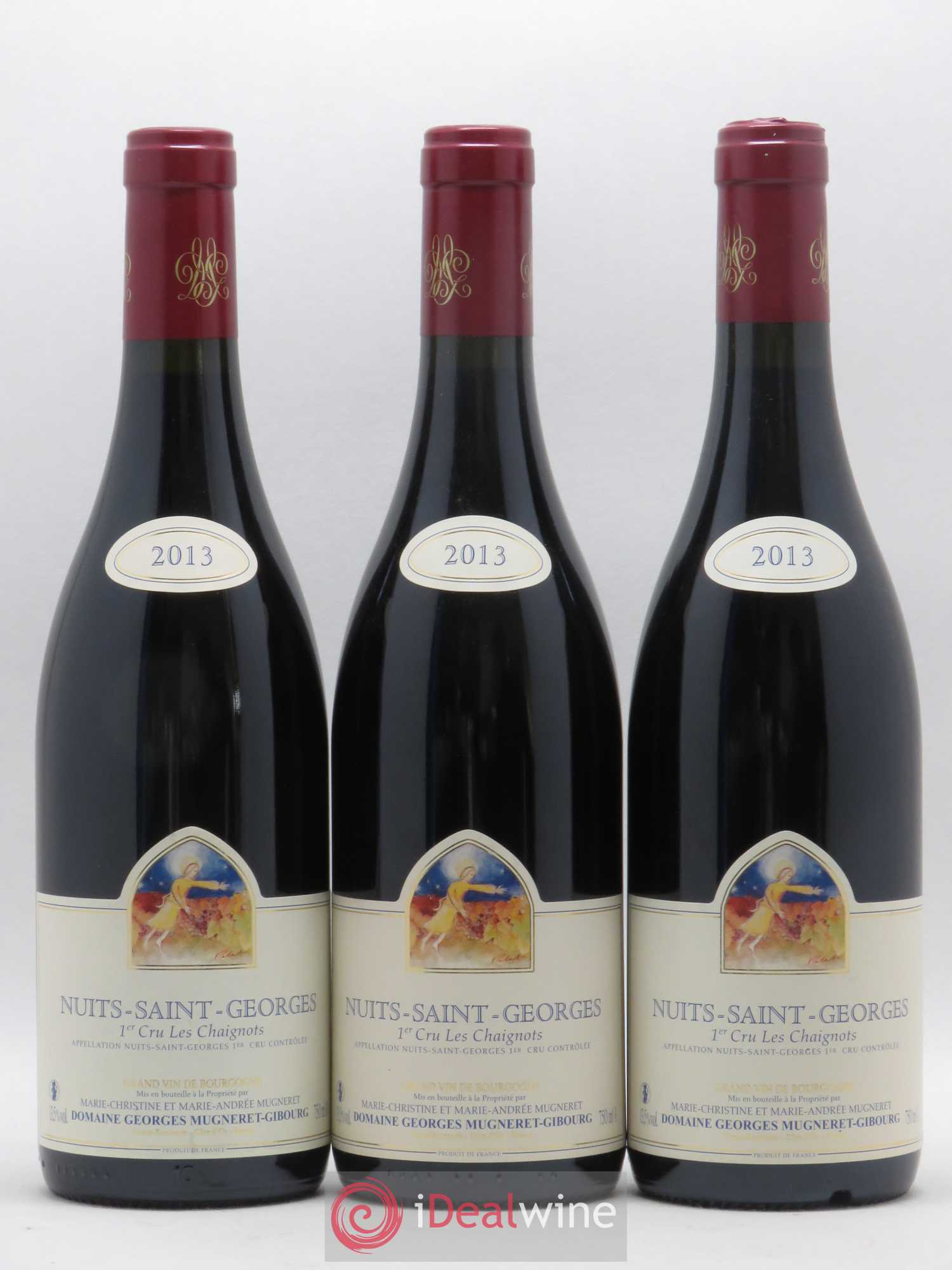 Nuits-Saint-Georges 1er Cru Les Chaignots Mugneret-Gibourg (Domaine) 2013 - Lot de 3 bouteilles - 0