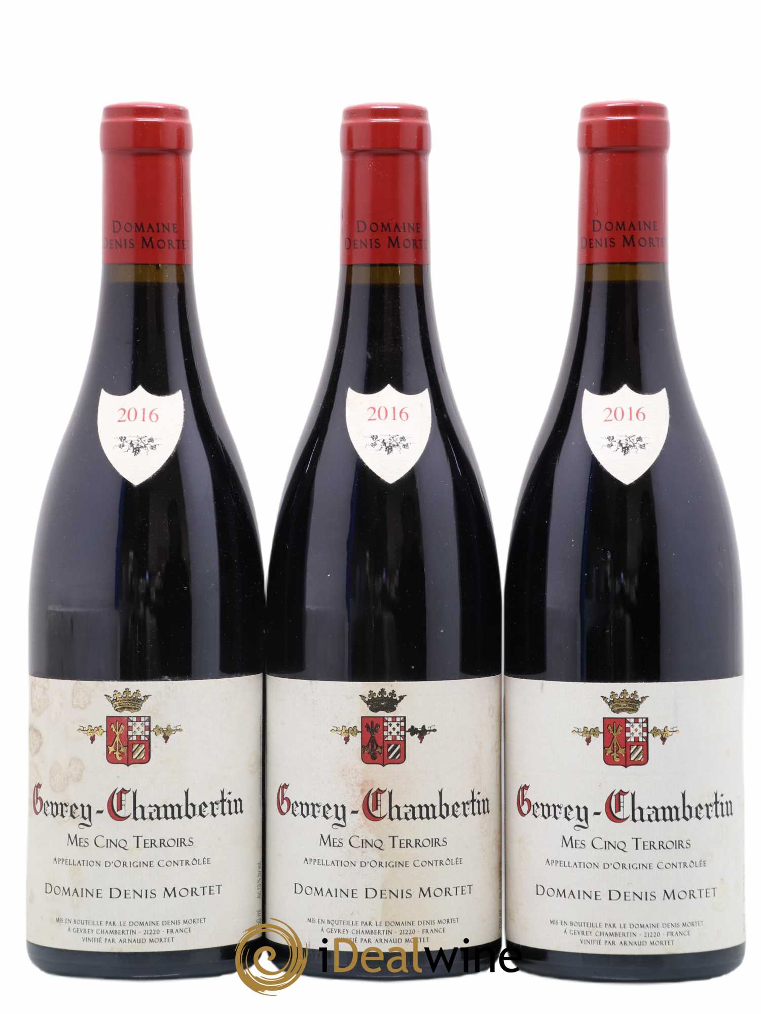 Gevrey-Chambertin Mes Cinq Terroirs Denis Mortet (Domaine) 2016 - Lot de 3 bouteilles - 0