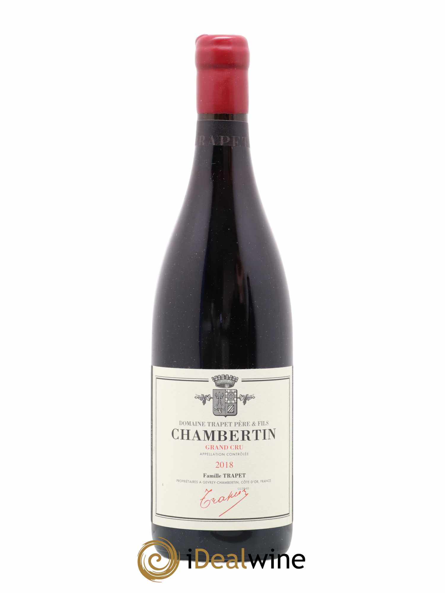 Chambertin Grand Cru Domaine Trapet 2018 - Lot de 1 bouteille - 0