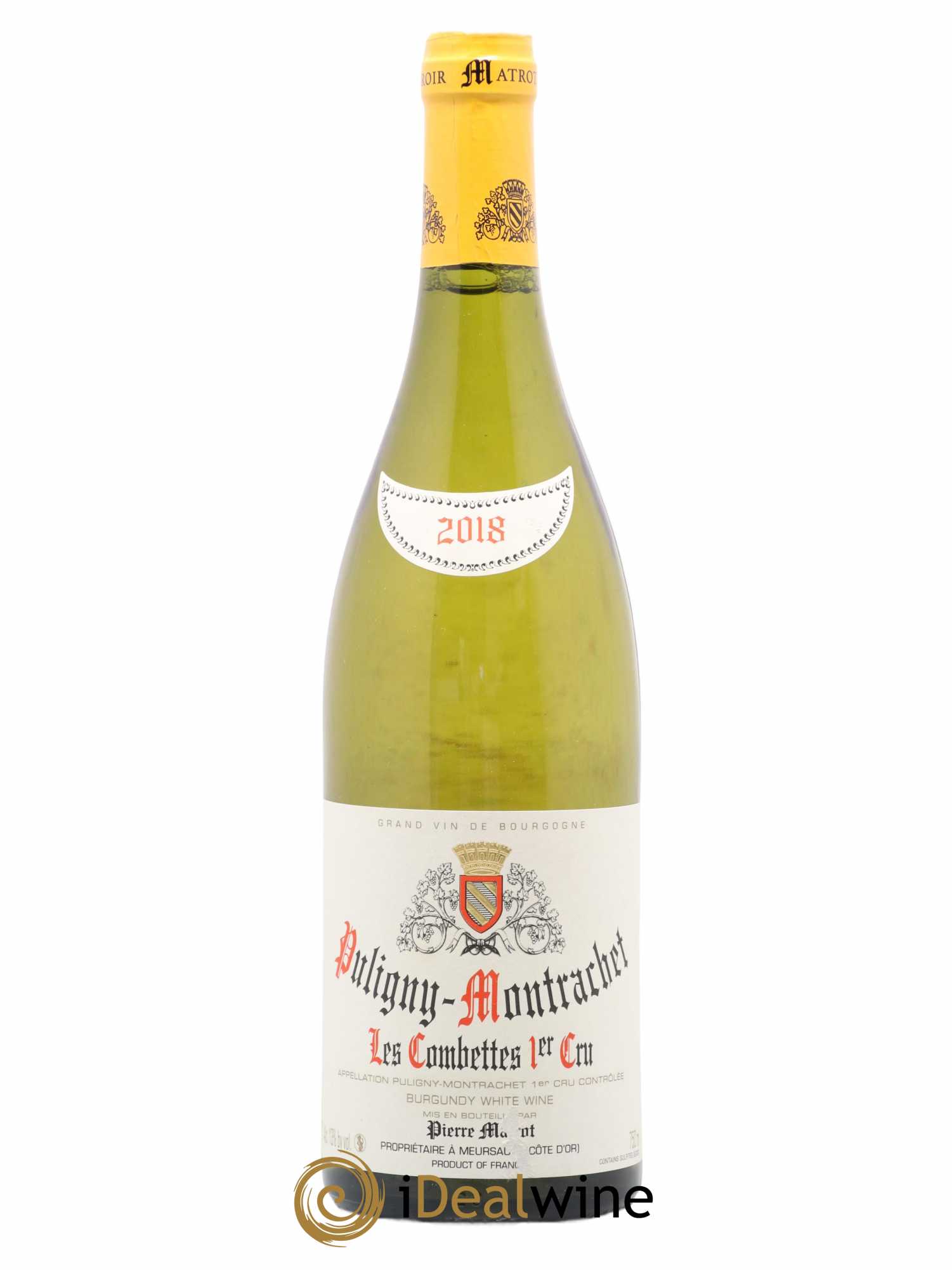Puligny-Montrachet 1er Cru Les Combettes Matrot (Domaine) 2018 - Lot de 1 bouteille - 0