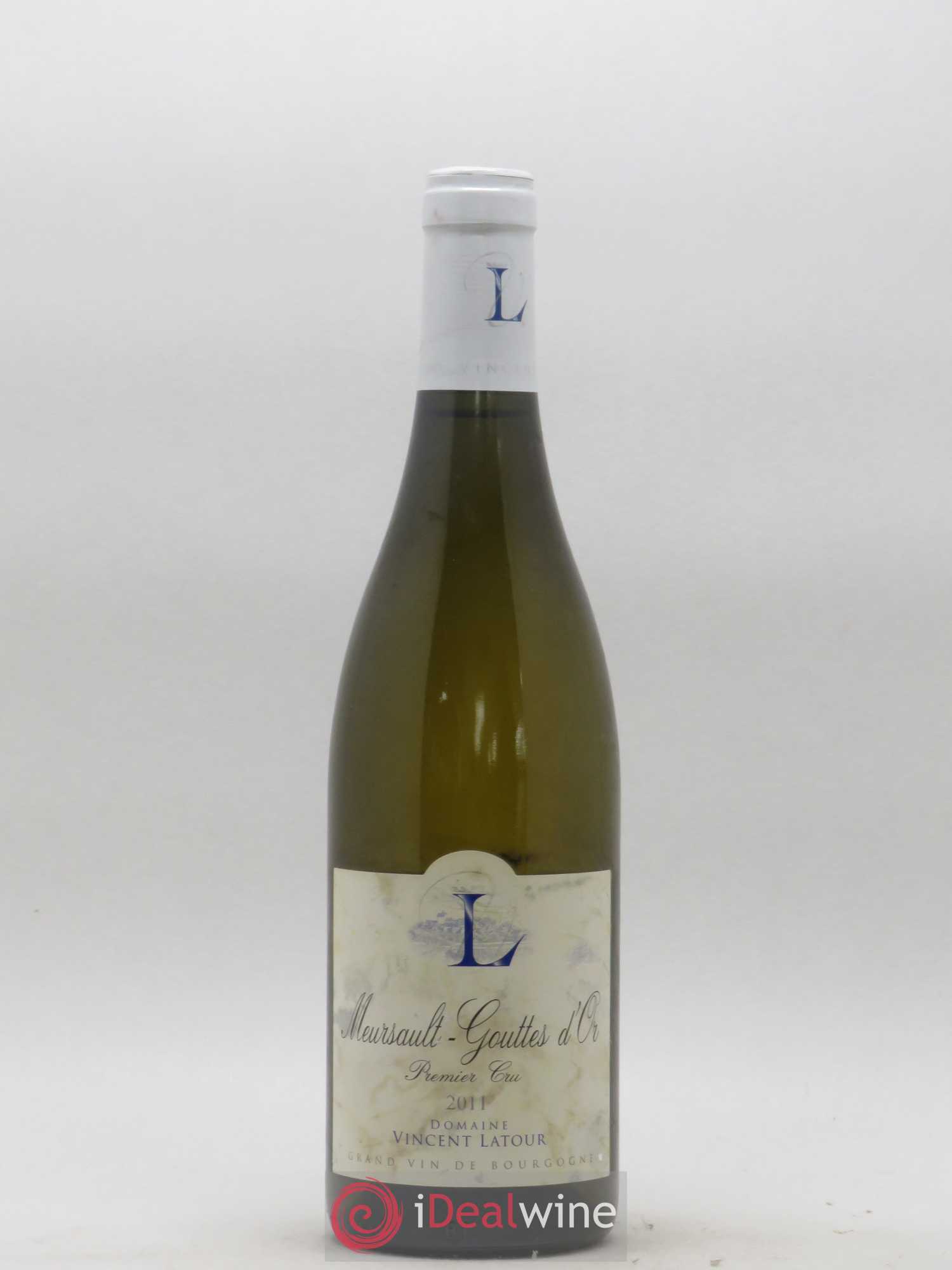 Meursault 1er Cru Goutte d'Or Domaine Vincent Latour 2011 - Posten von 1 Flasche - 0