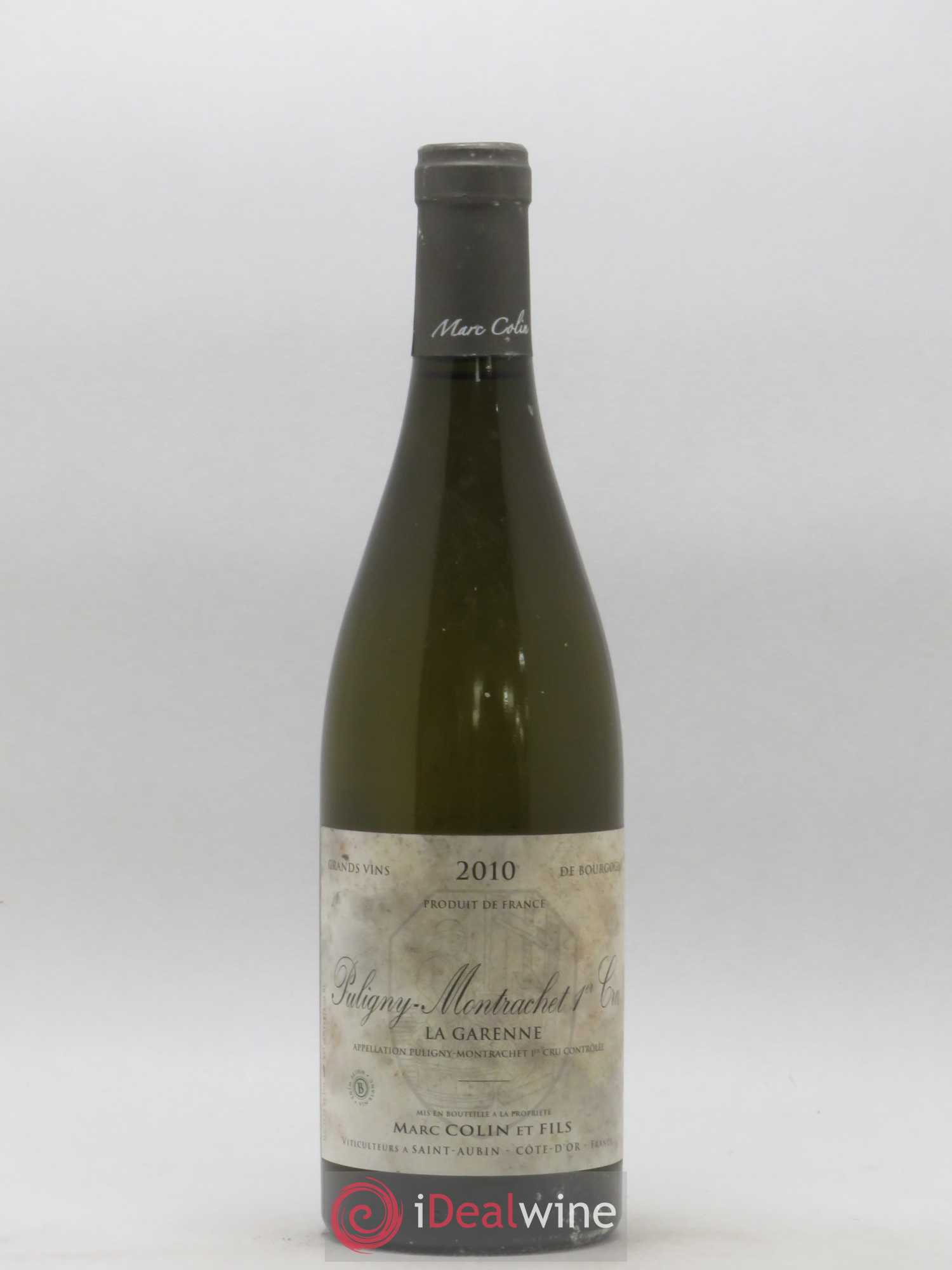 Puligny-Montrachet 1er Cru La Garenne Marc Colin & Fils 2010 - Lot de 1 bouteille - 0