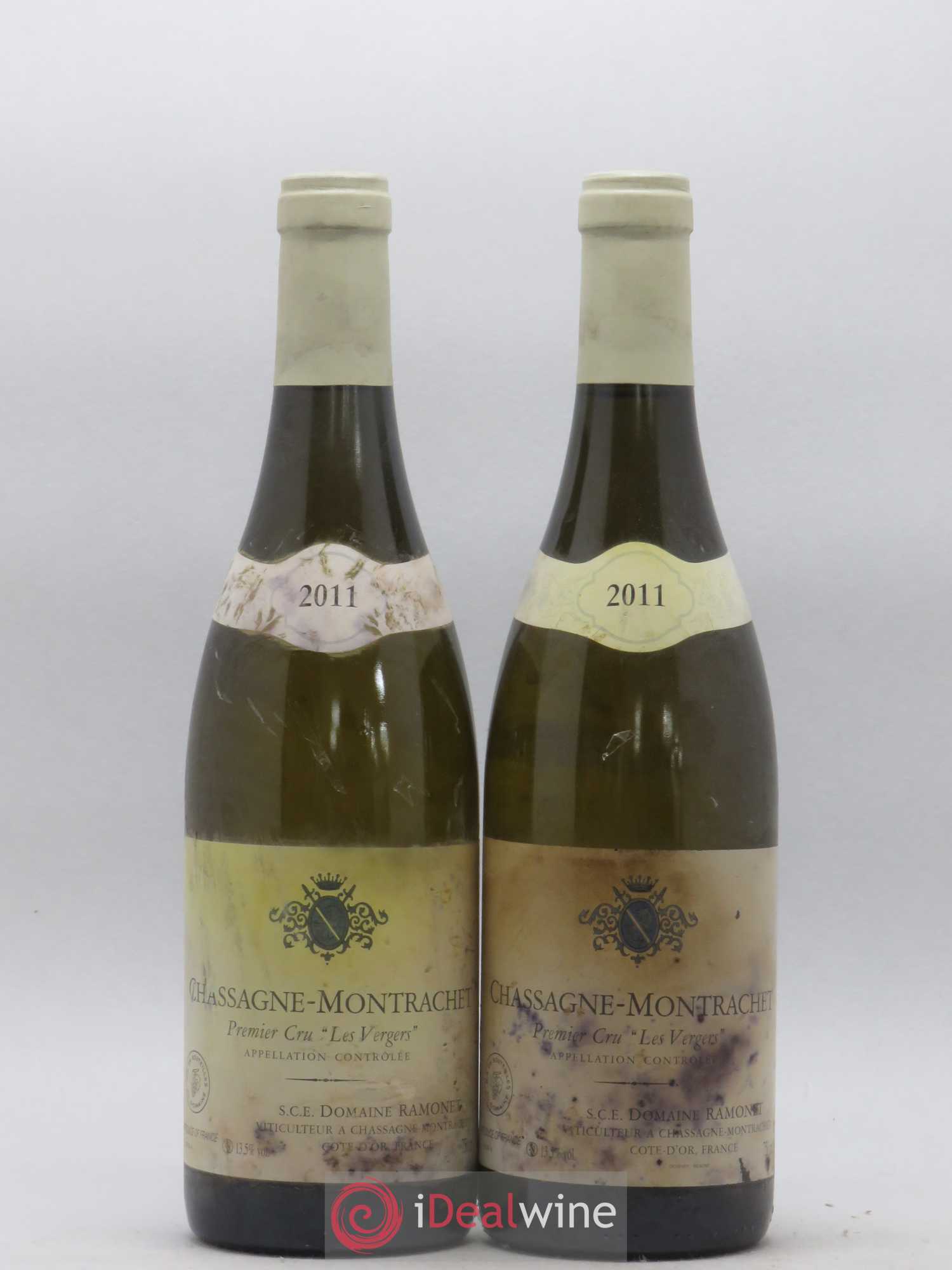 Chassagne-Montrachet 1er Cru Les Vergers Ramonet (Domaine) 2011 - Lot de 2 bouteilles - 0