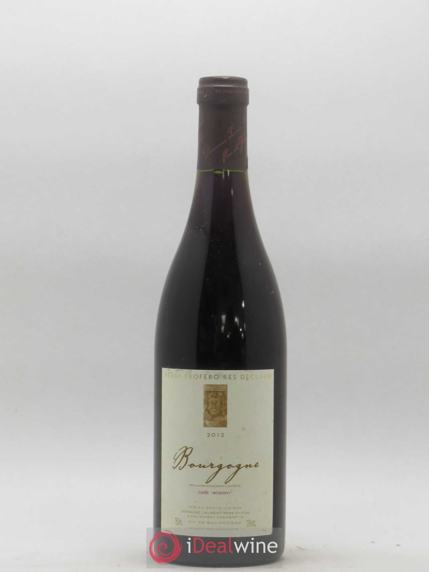 Bourgogne Cuvée MCMXXVI Dominique Laurent (sans prix de réserve) 2012 - Posten von 1 Flasche - 0