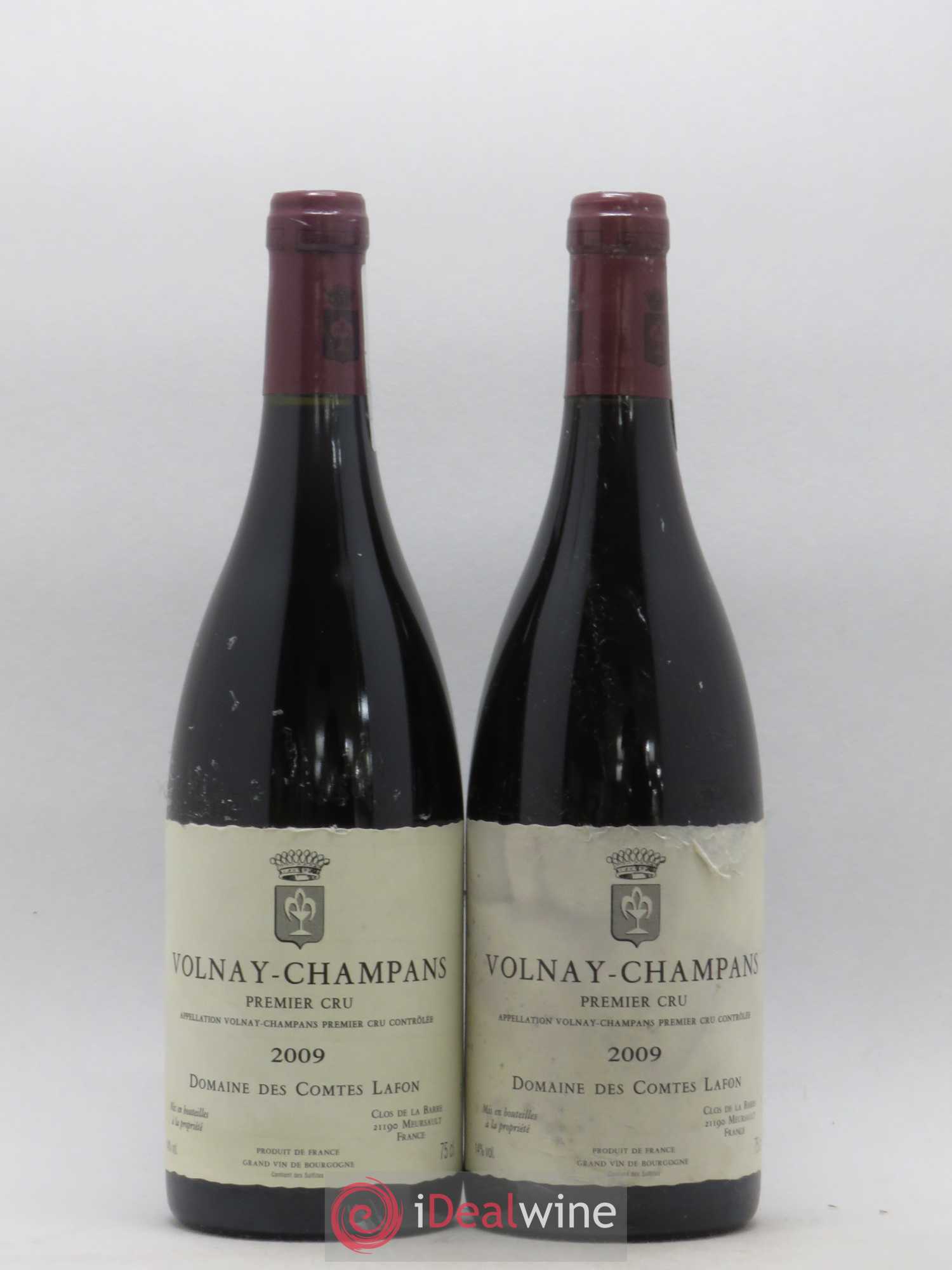 Volnay 1er Cru Champans Comtes Lafon (Domaine des) 2009 - Lot de 2 bouteilles - 0