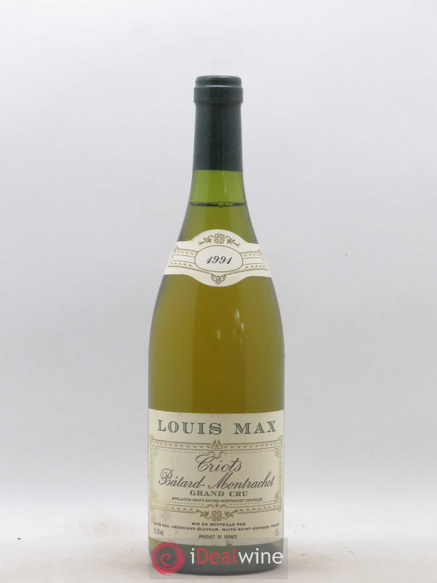Criots-Bâtard-Montrachet Grand Cru Louis Max 1991 - Lot de 1 bouteille - 0