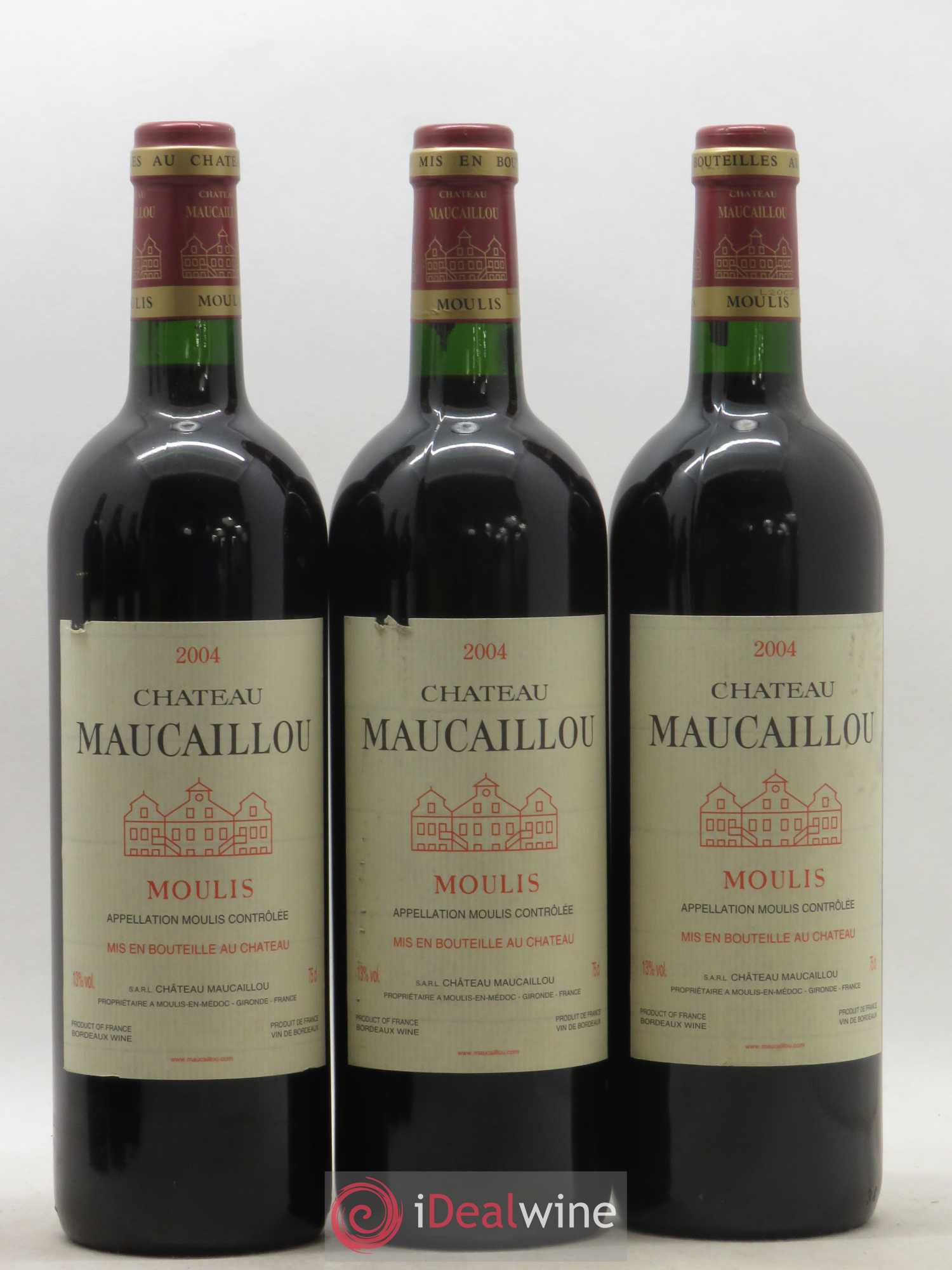 Château Maucaillou 2004 - Lot de 6 bouteilles - 1