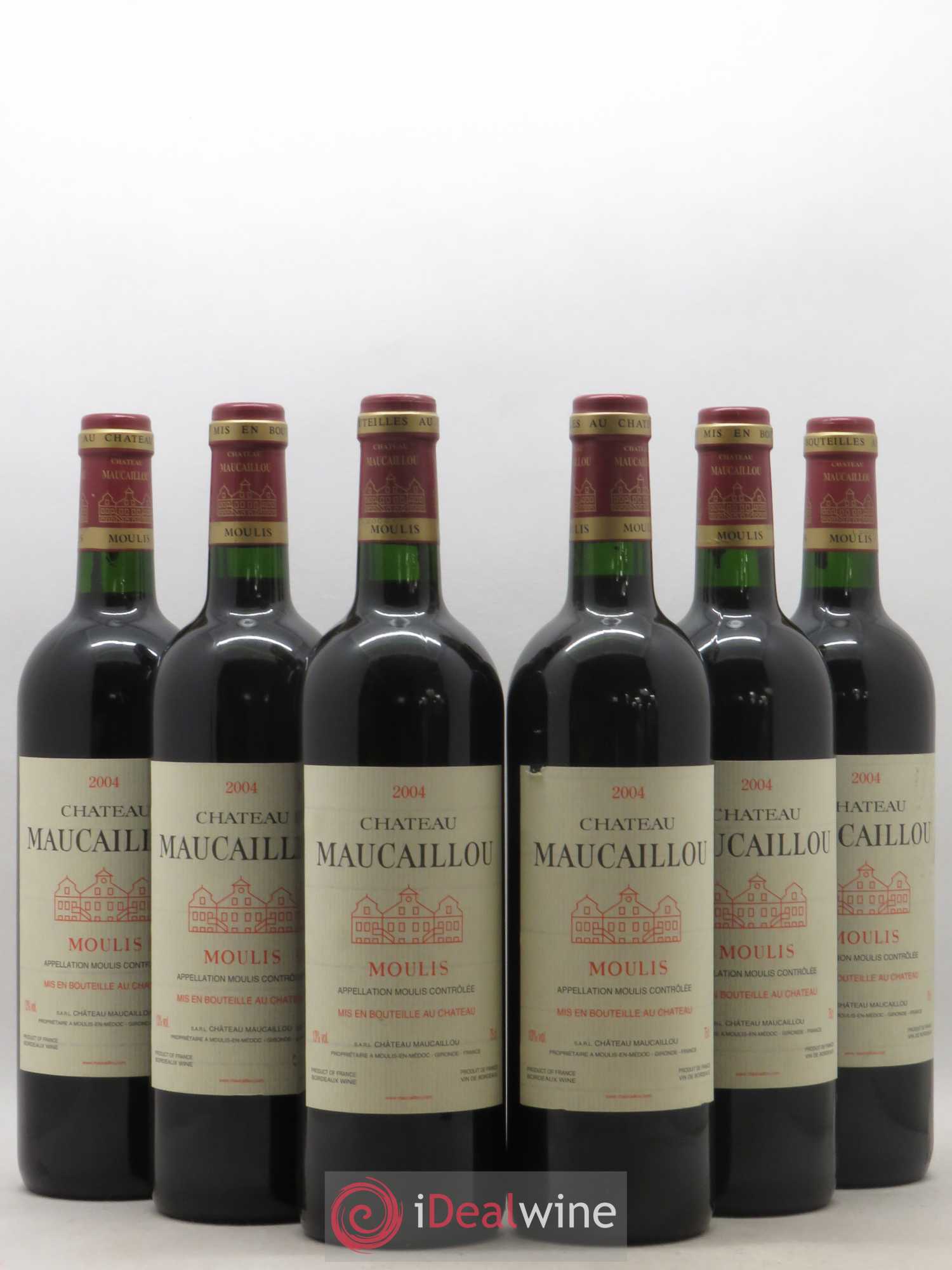 Château Maucaillou 2004 - Lot de 6 bouteilles - 0