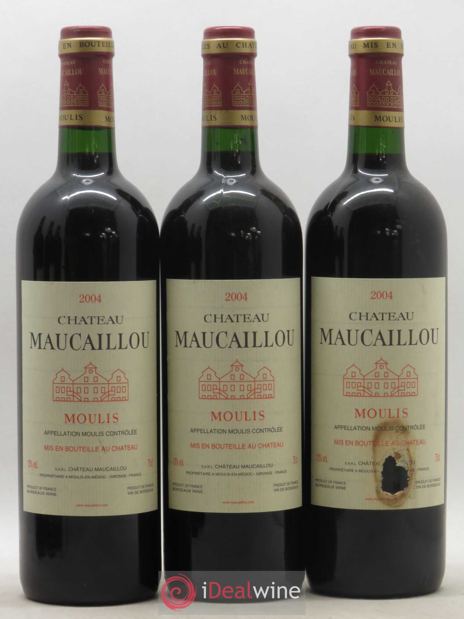 Château Maucaillou 2004 - Lot de 6 bouteilles - 1