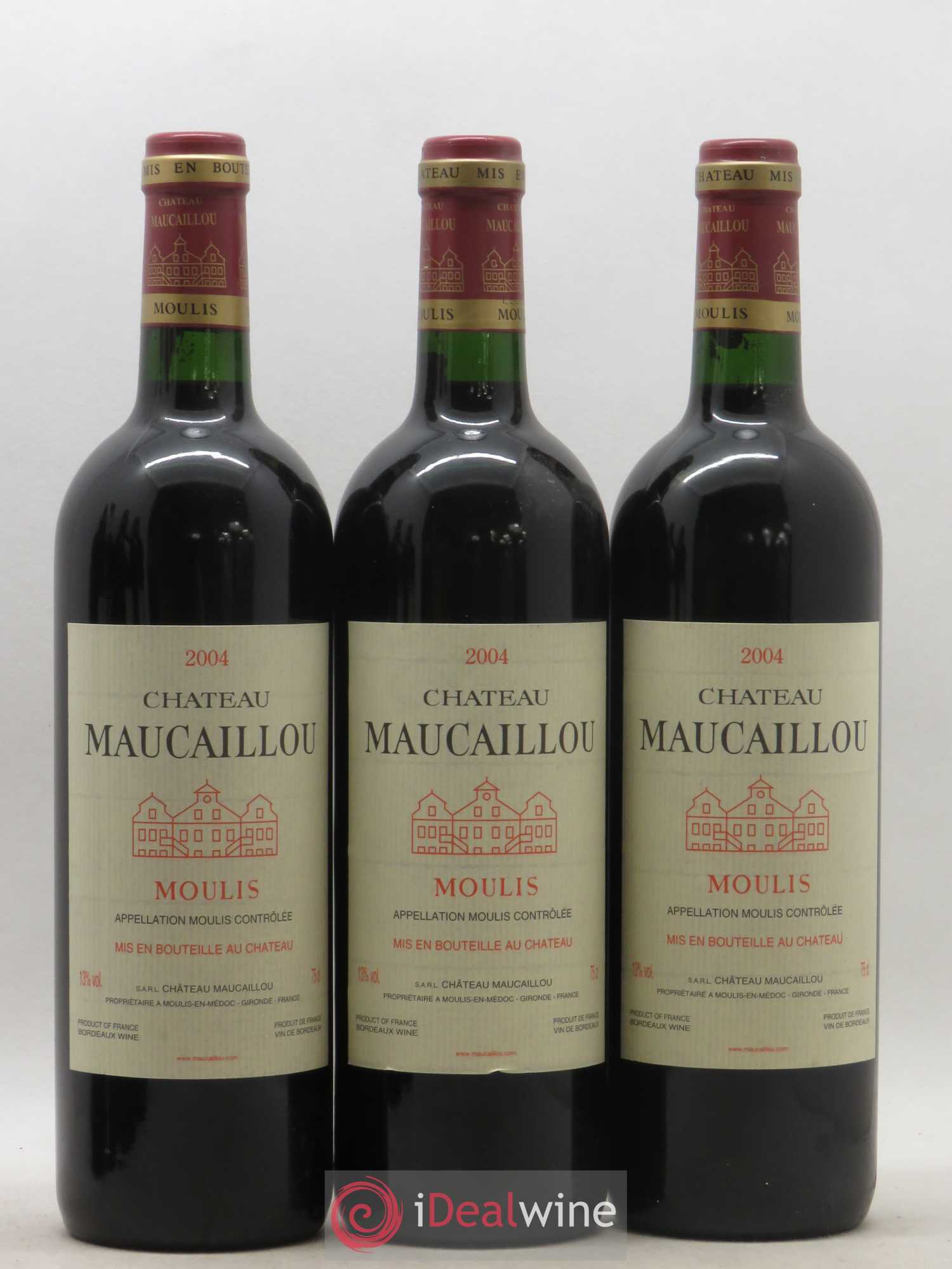Château Maucaillou 2004 - Lot de 6 bouteilles - 1