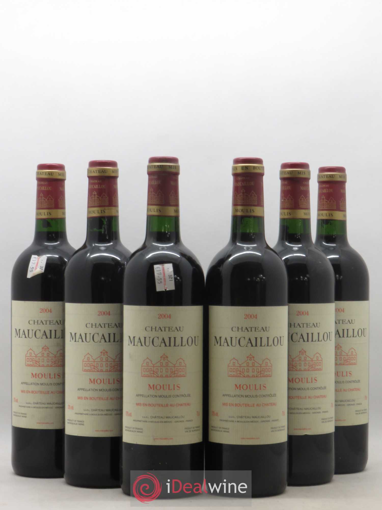 Château Maucaillou 2004 - Lot de 6 bouteilles - 0