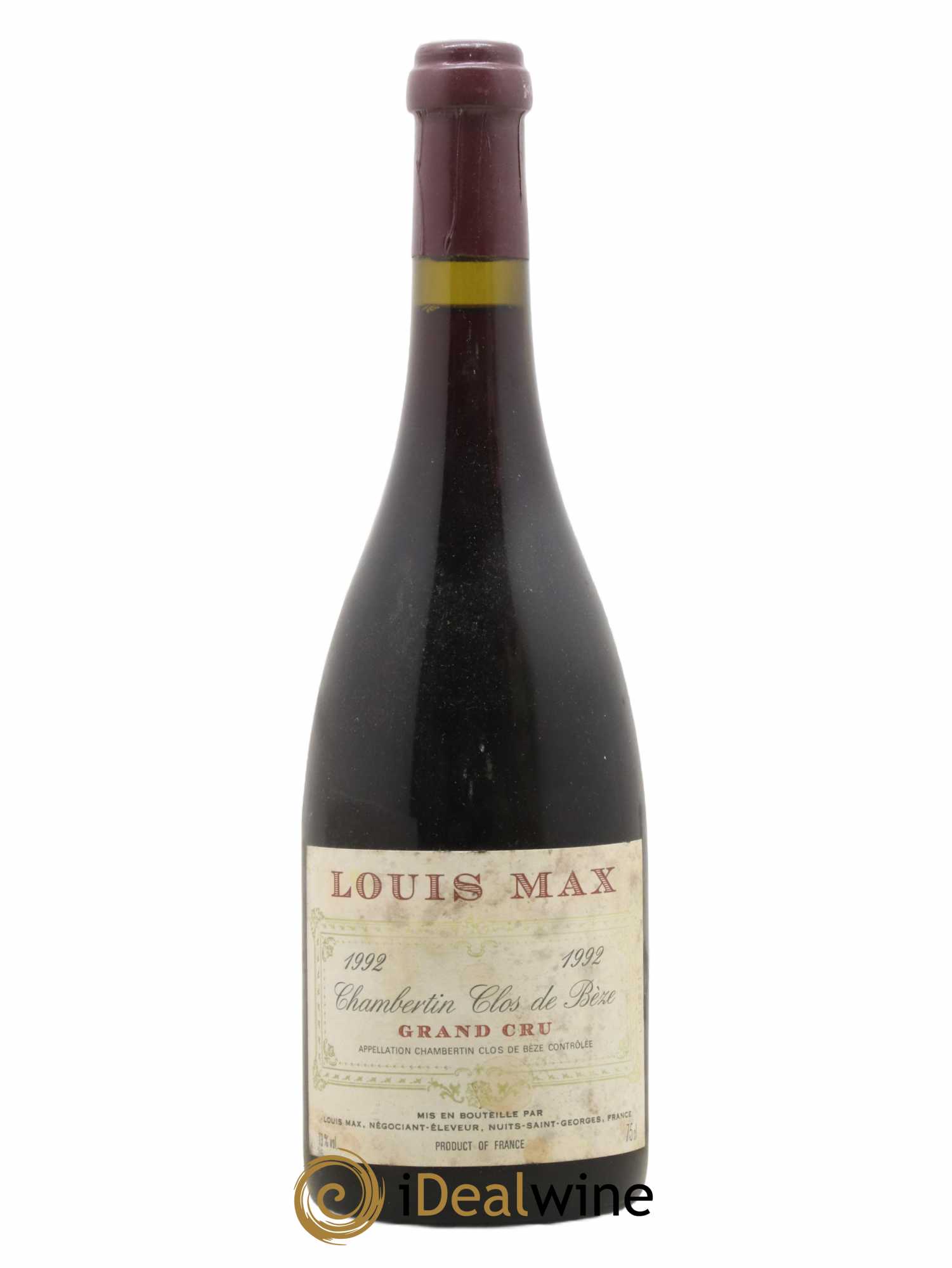 Chambertin Clos de Bèze Grand Cru Louis Max 1992 - Lot de 1 bouteille - 0
