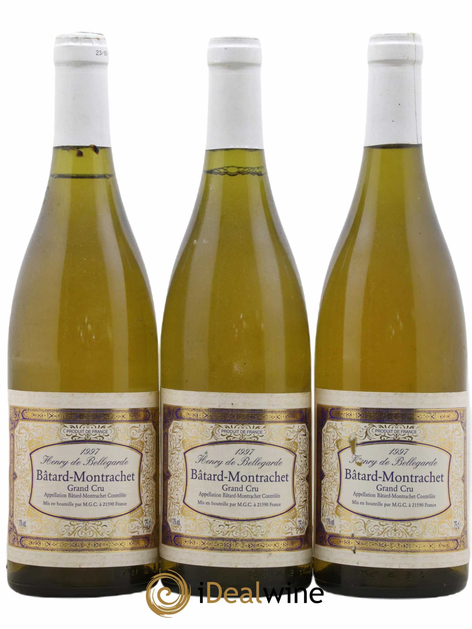Bâtard-Montrachet Grand Cru Bellegarde 1997 - Lot de 3 bouteilles - 0