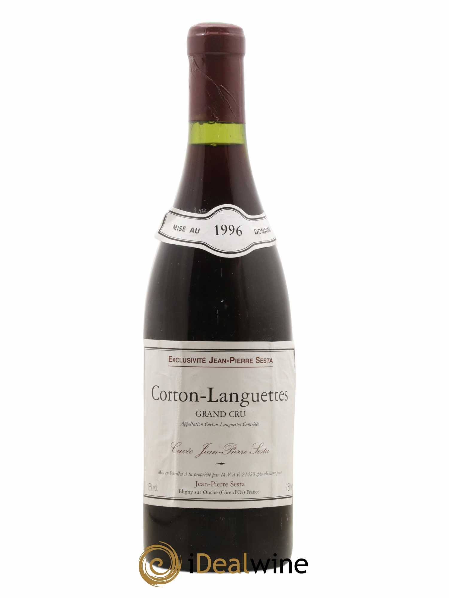 Corton Grand Cru Languettes Jp Sesta 1996 - Lot de 1 bouteille - 0