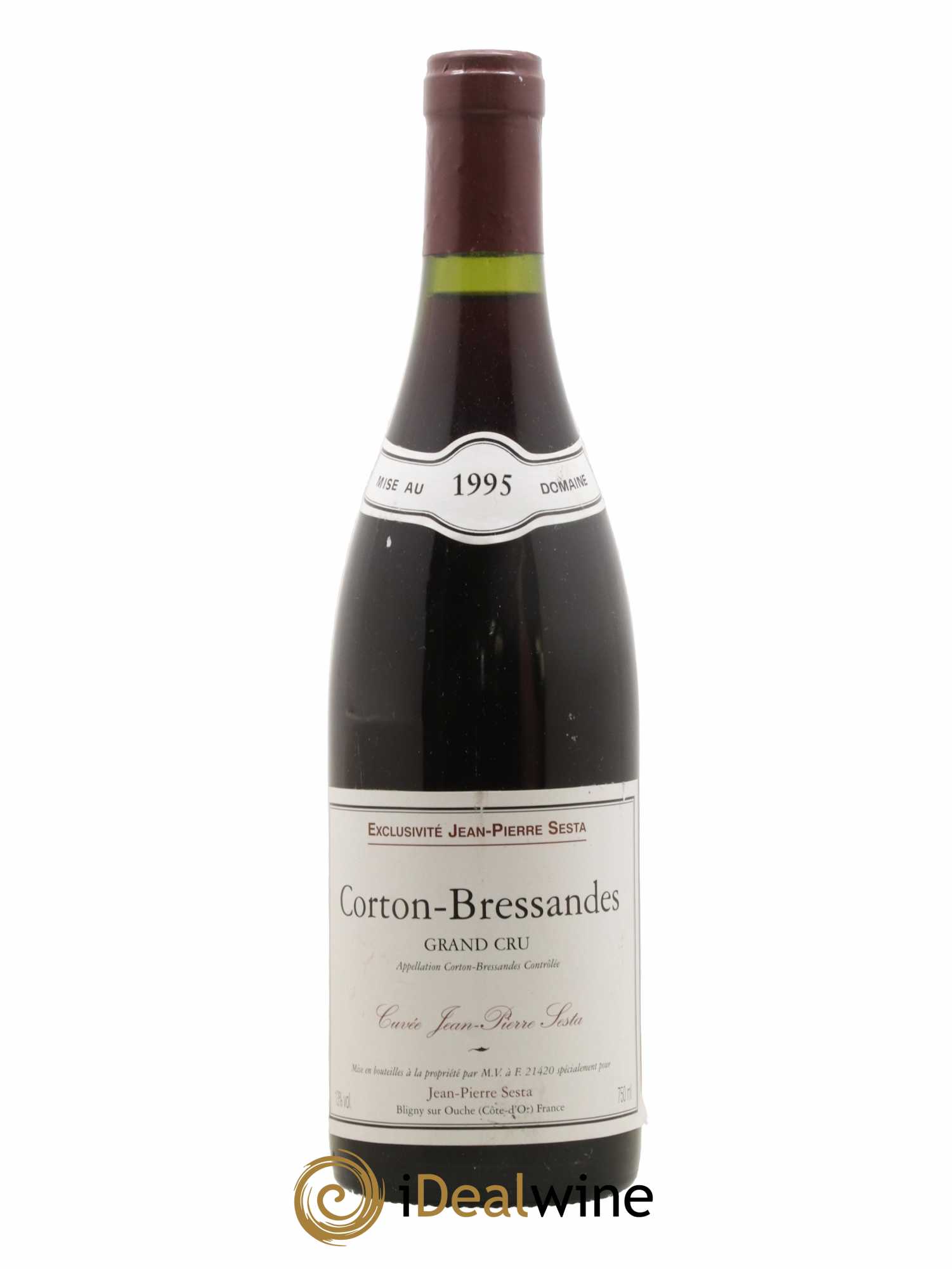 Corton Grand Cru Bressandes Jp Sesta 1995 - Lot de 1 bouteille - 0