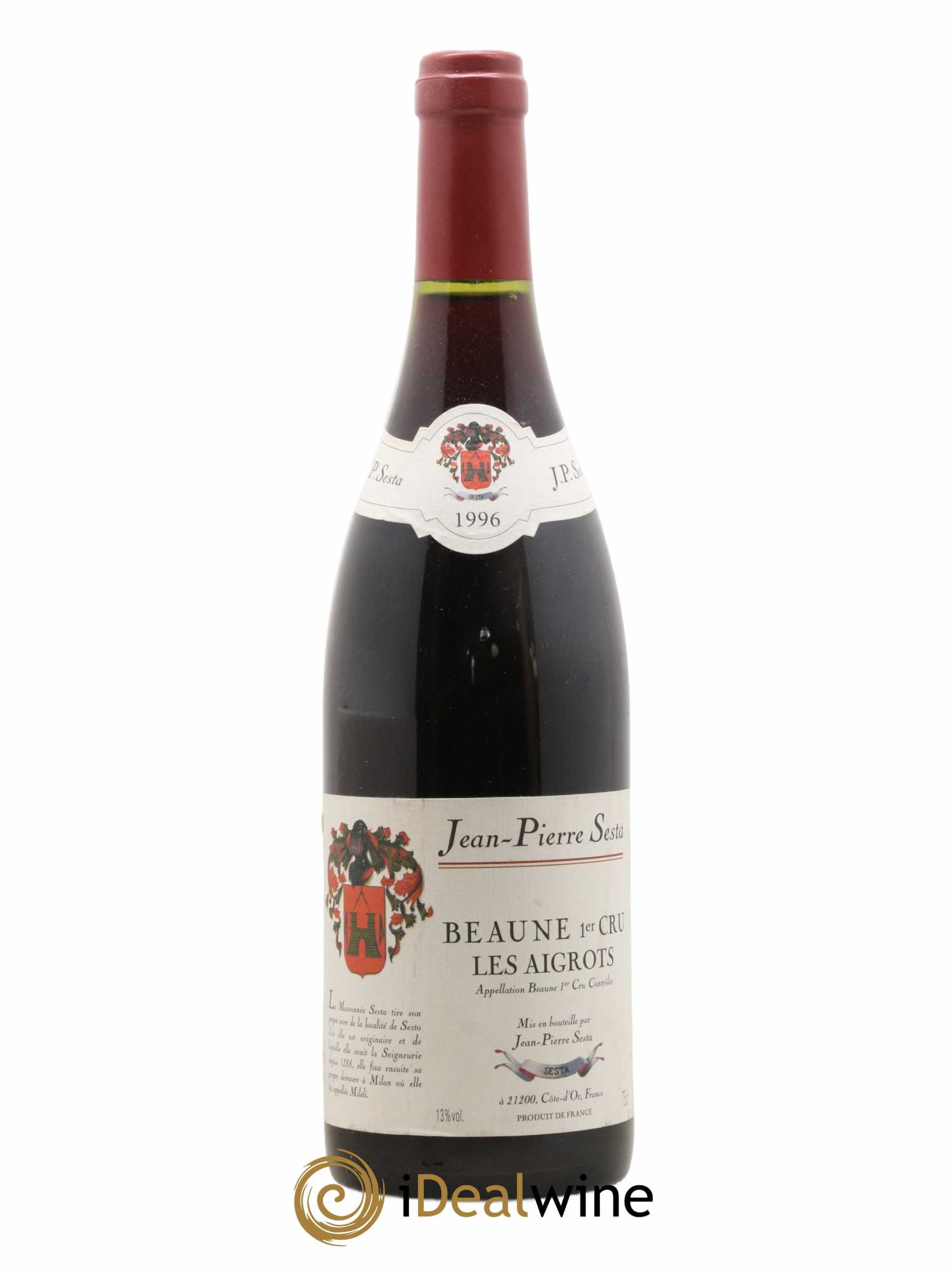 Beaune 1er Cru Les Aigrots Jp Sesta 1996 - Lot de 1 bouteille - 0