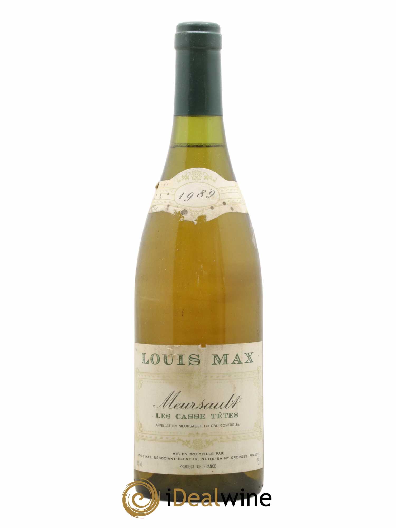 Meursault Les Casse Tetes Louis Max 1989 - Lot de 1 bouteille - 0