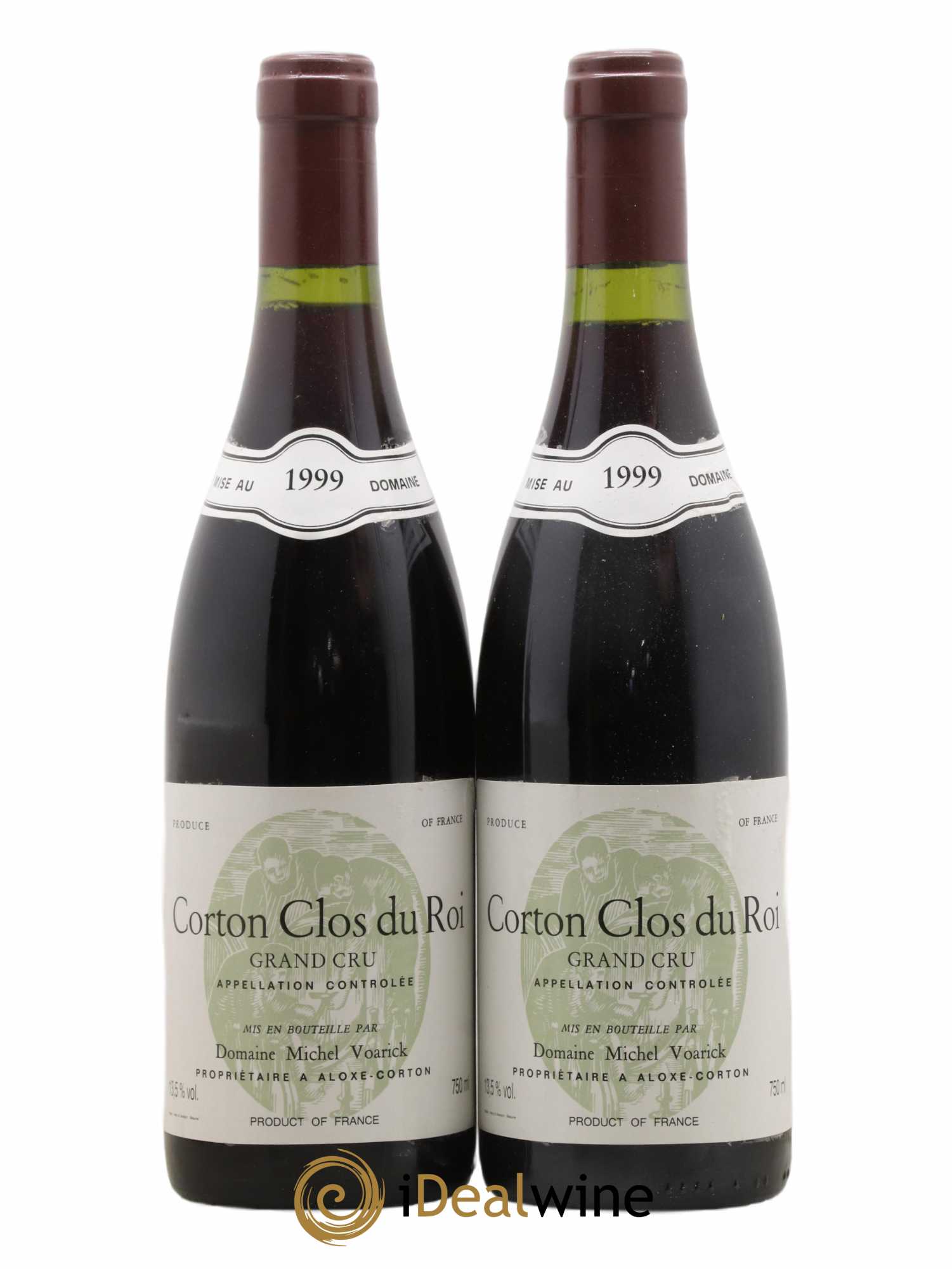 Corton Grand Cru Clos Du Roi Voarick 1999 - Lot de 2 bouteilles - 0