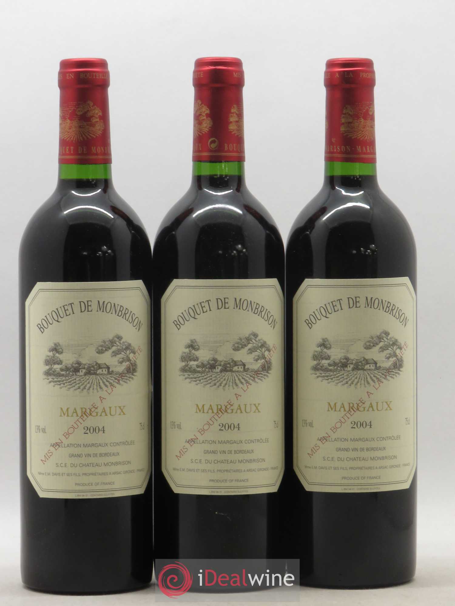 Bordeaux Bouquet de Montbrison (sans prix de réserve) 2004 - Posten von 12 Flaschen - 1